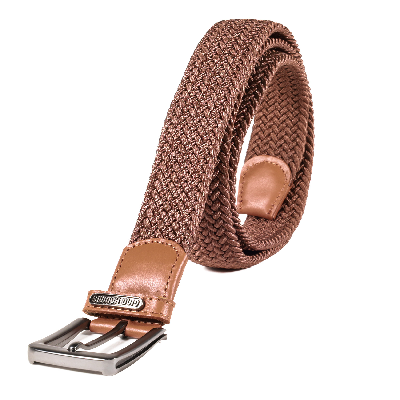 CINTURÓN ELASTICADO HOMBRE GINO RODINIS 2513 TALLA S-M CAMEL - 2