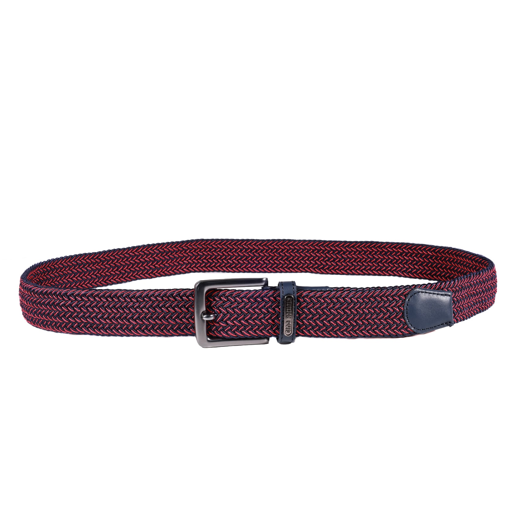 CINTURÓN ELASTICADO HOMBRE GINO RODINIS 2518 TALLA S-M AZUL/ROJO - 3
