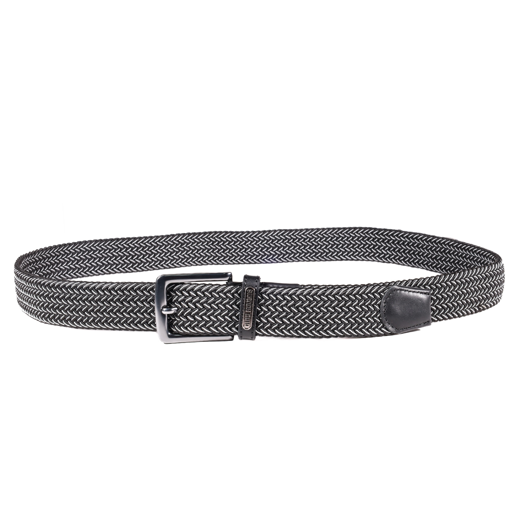 CINTURÓN ELASTICADO HOMBRE GINO RODINIS 2521 TALLA S-M NEGRO/GRIS - 3