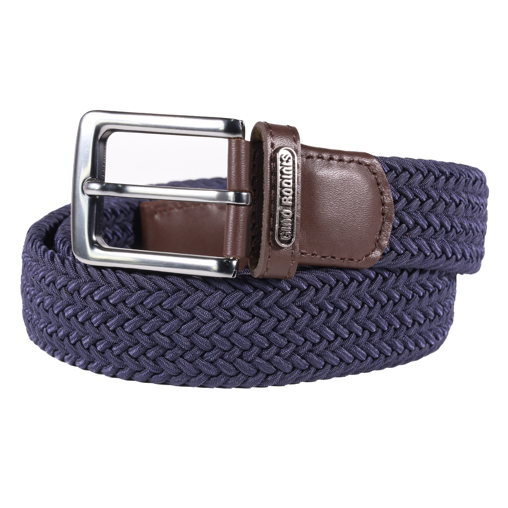 CINTURÓN ELASTICADO HOMBRE GINO RODINIS 2509 TALLA S-M AZUL - 1