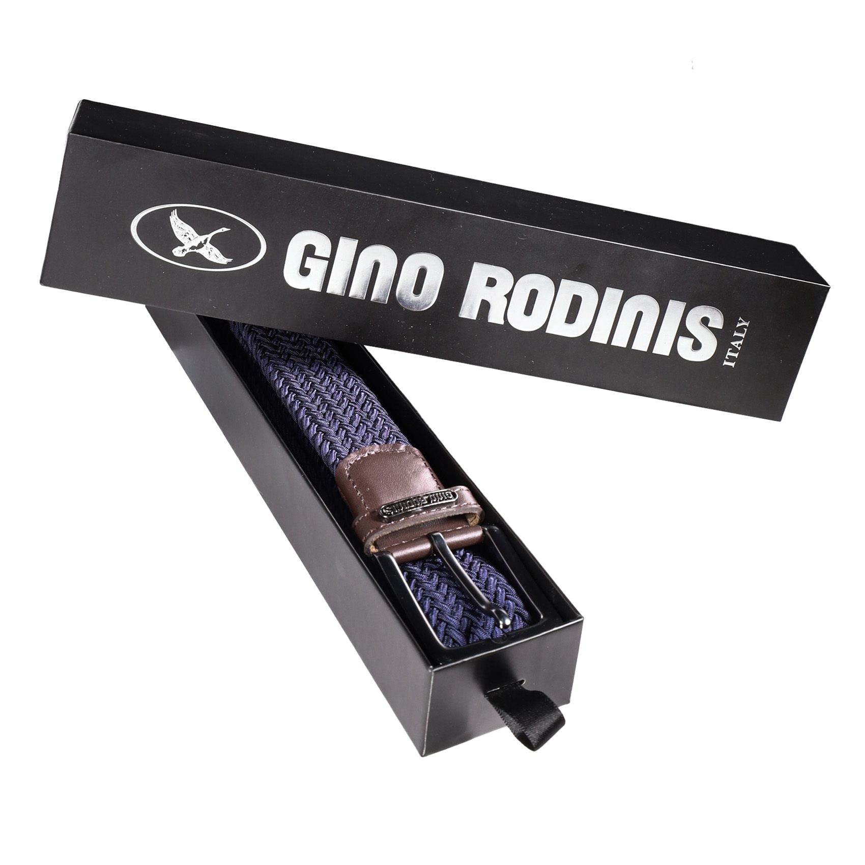 CINTURÓN ELASTICADO HOMBRE GINO RODINIS 2509 TALLA S-M AZUL - 5