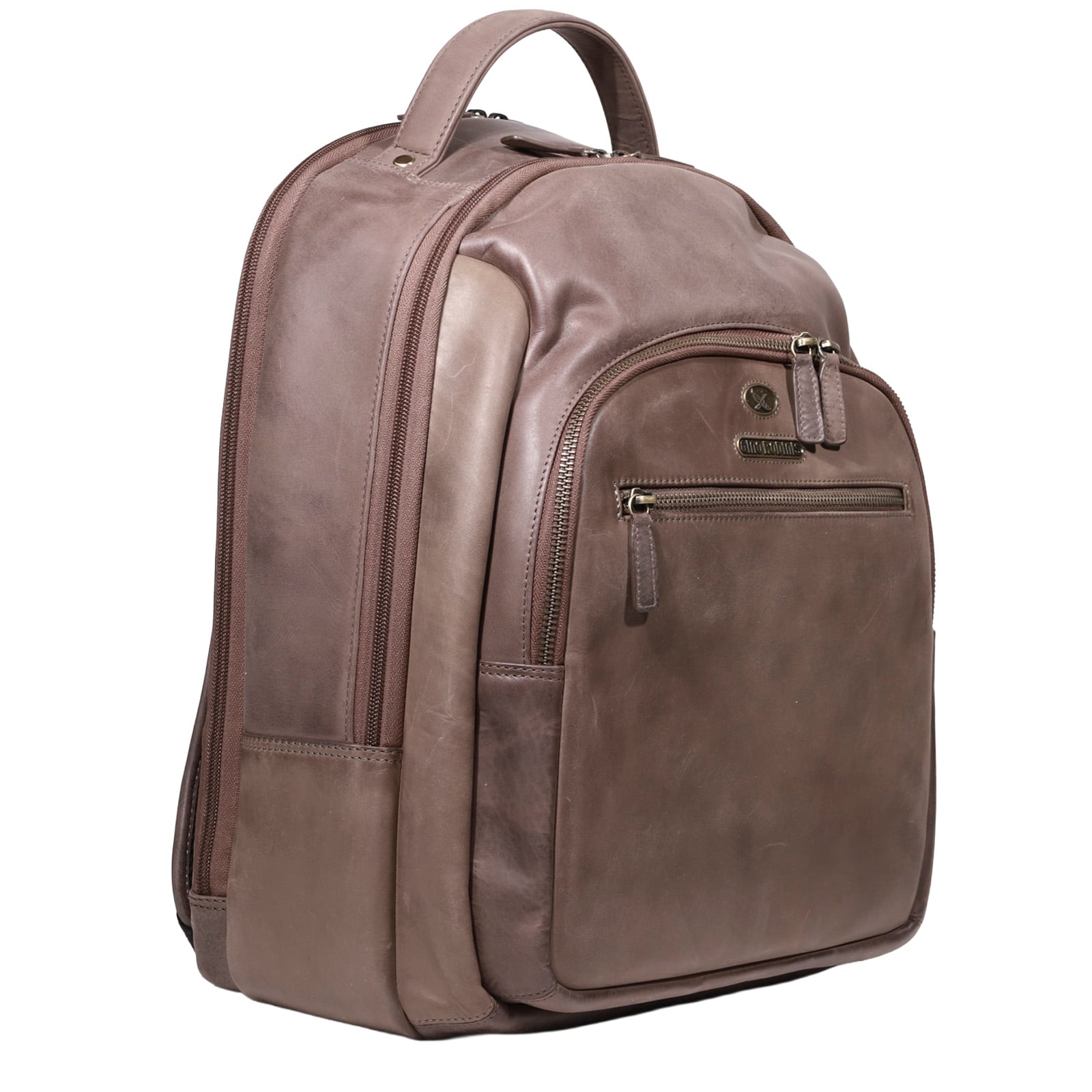 MOCHILA HOMBRE GINO RODINIS 2113 CAFÉ - 2