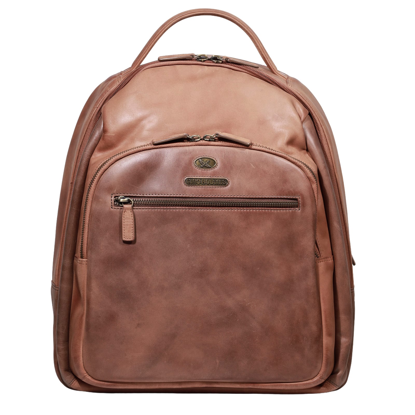 MOCHILA HOMBRE GINO RODINIS 2113 CAMEL - 1