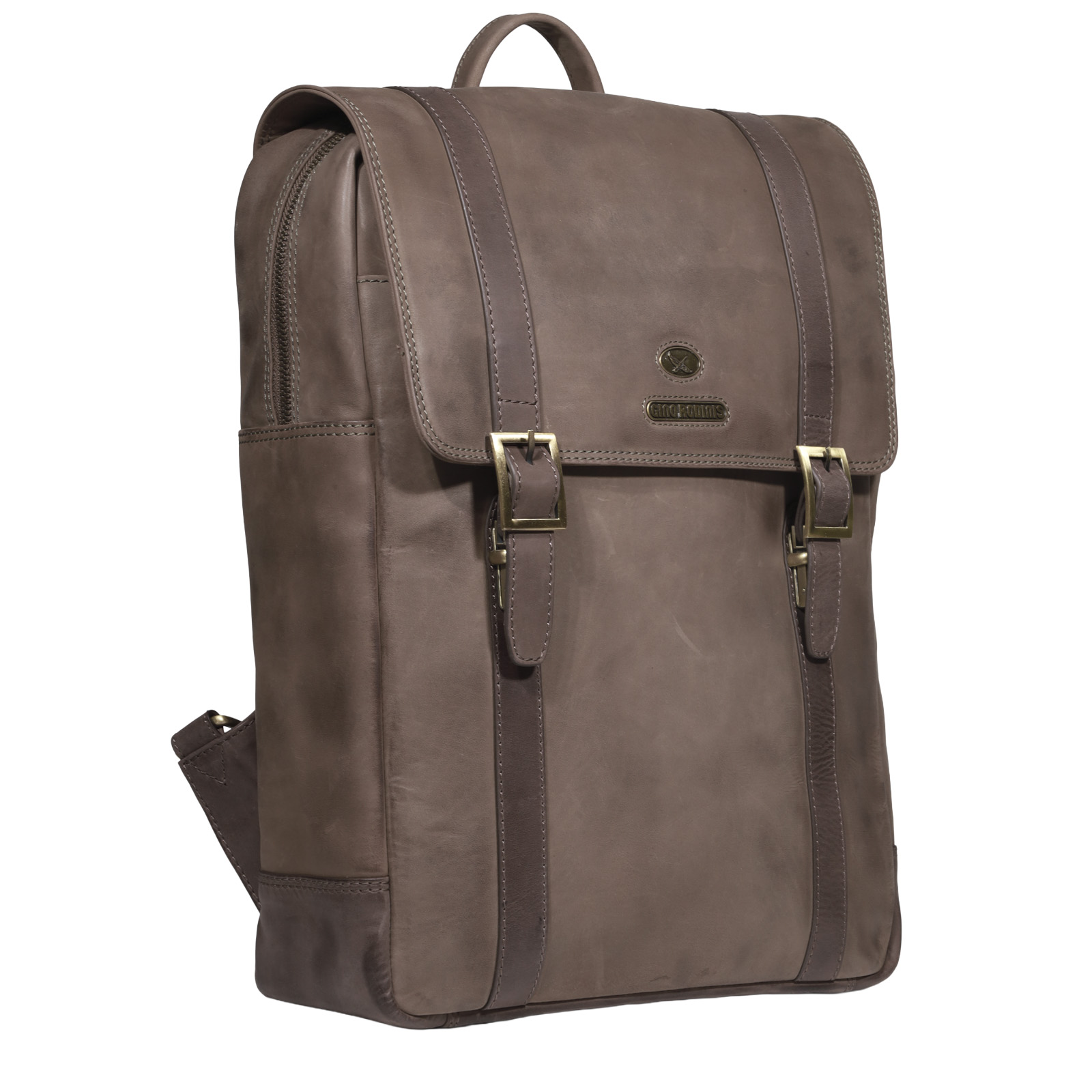 MOCHILA HOMBRE GINO RODINIS 2114 CAFÉ - 2