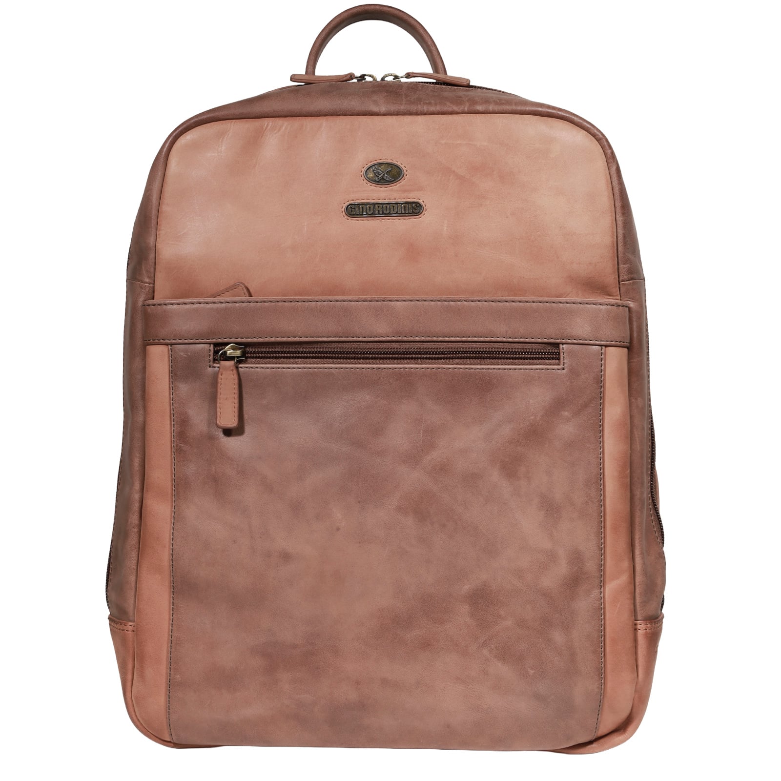 MOCHILA HOMBRE GINO RODINIS 2118 CAMEL - 1