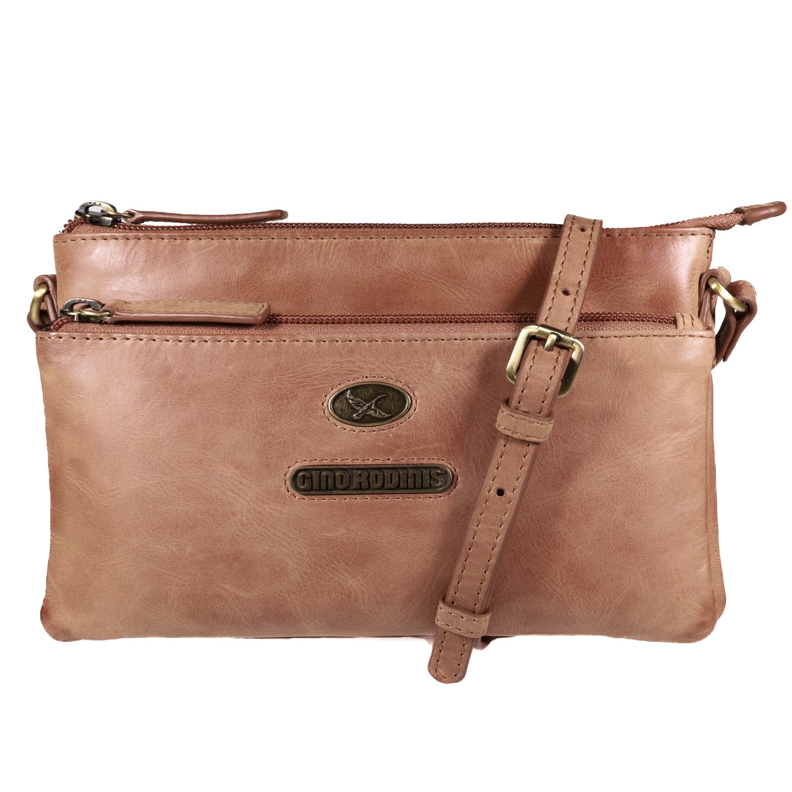 CARTERA MUJER GINO RODINIS 2097 CAMEL - 1