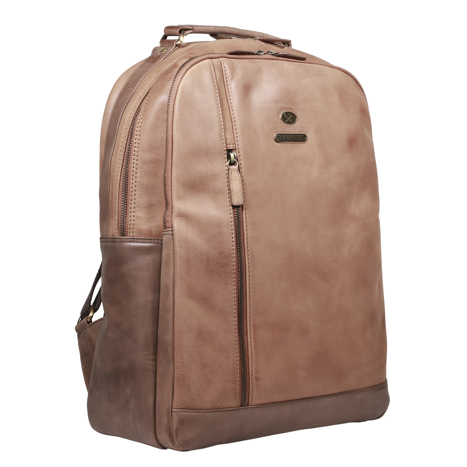 MOCHILA HOMBRE GINO RODINIS 2102 CAMEL - 2