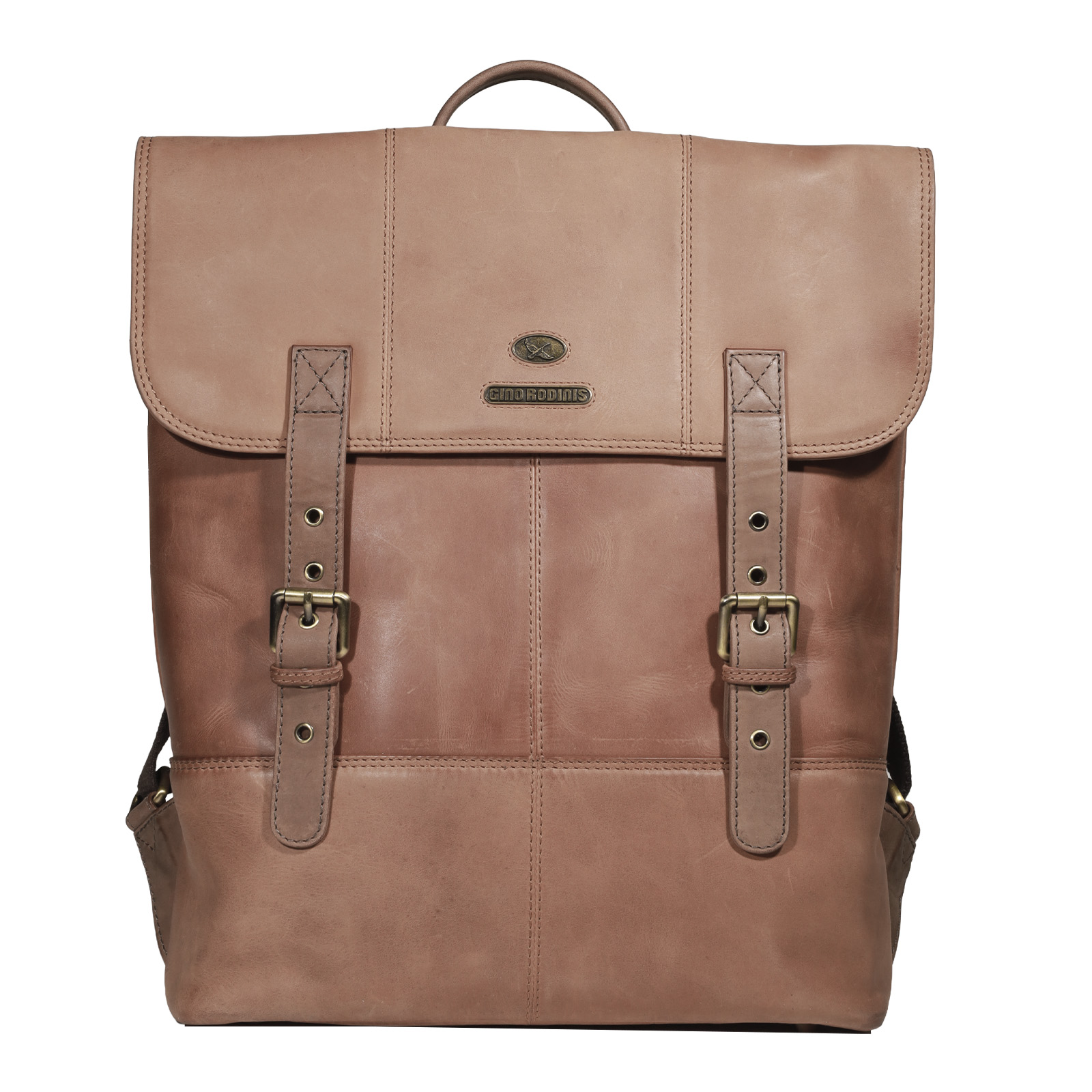 MOCHILA HOMBRE  GINO RODINIS  2101 CAMEL - 1