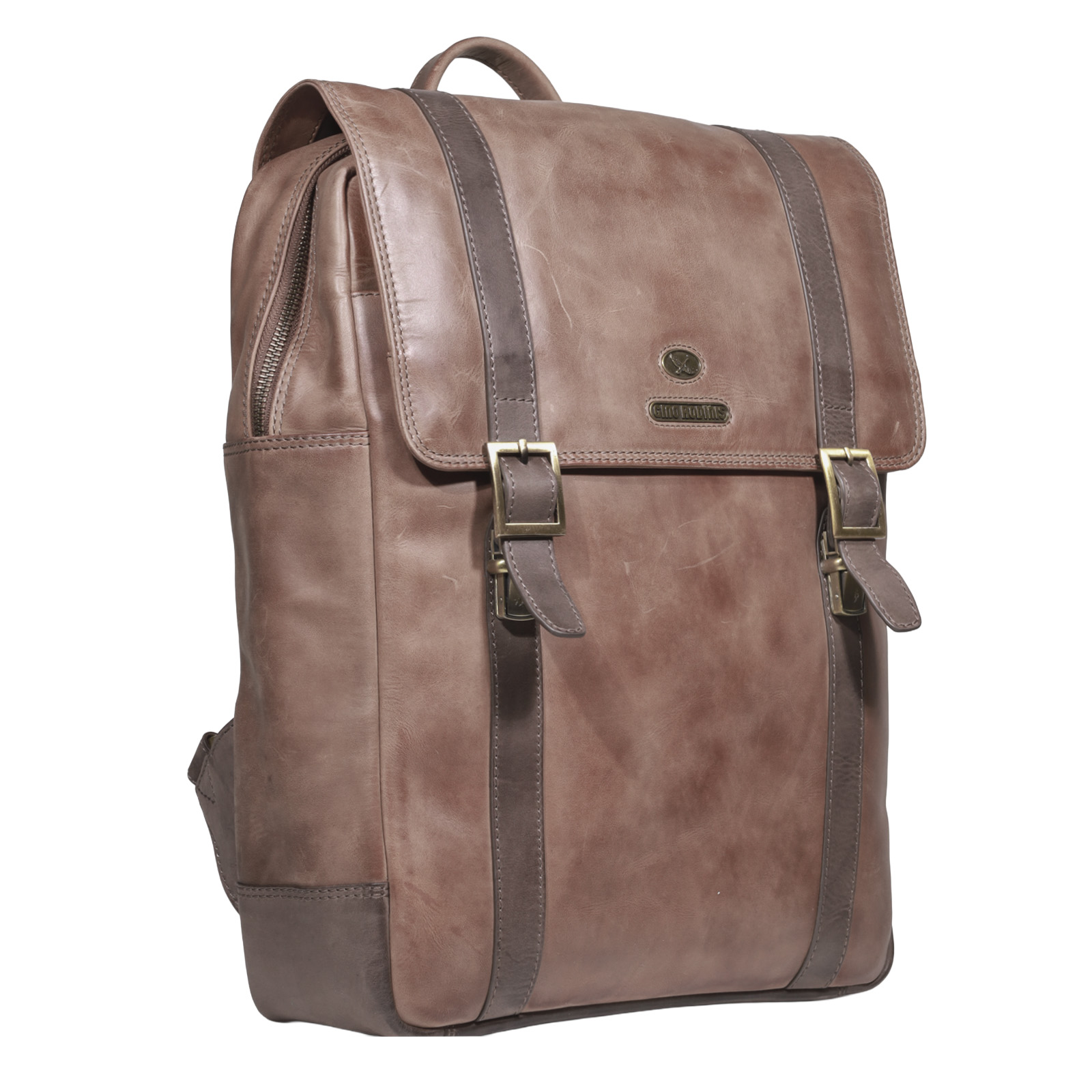 MOCHILA HOMBRE GINO RODINIS 2114 CAMEL - 2