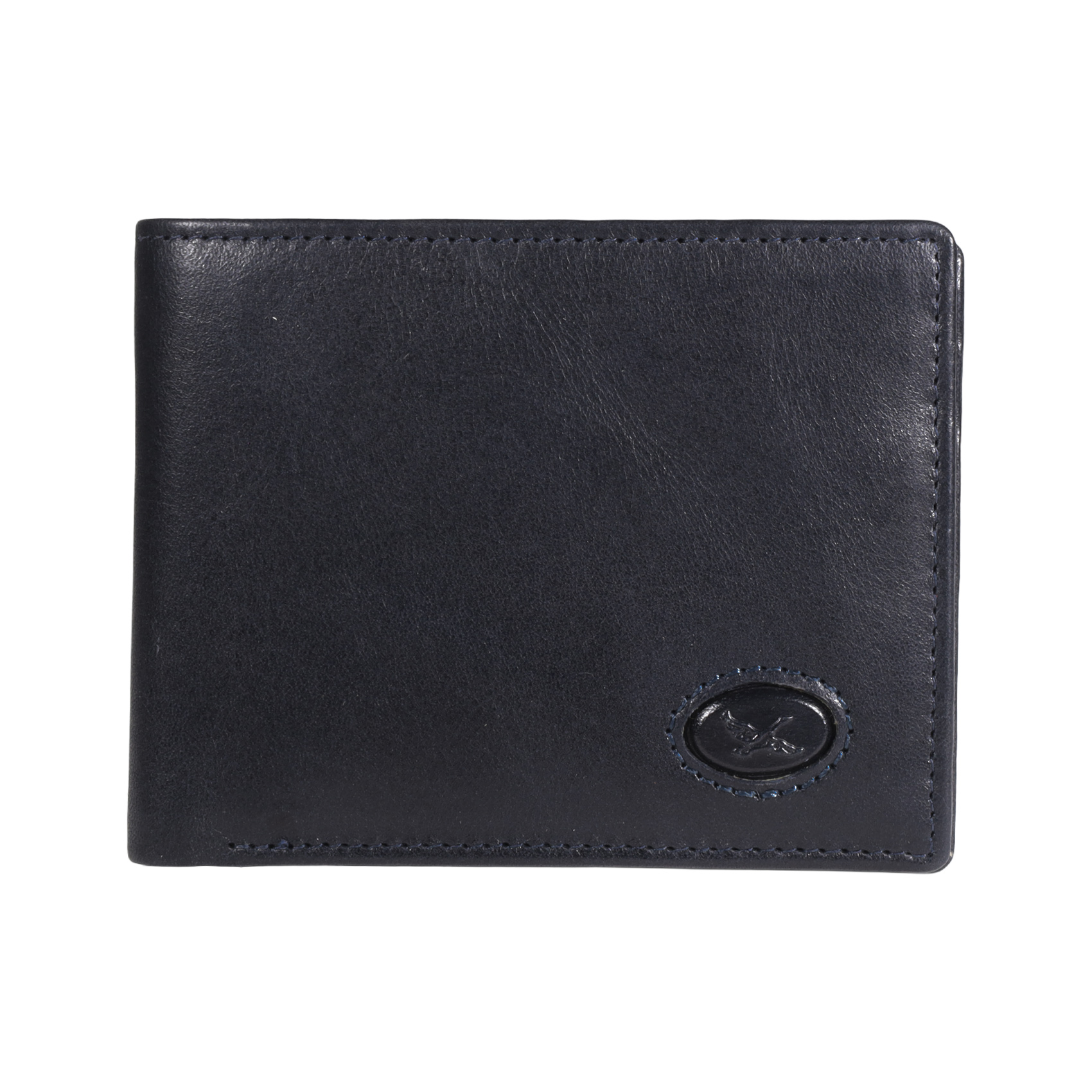 BILLETERA DE CUERO HOMBRE BOLONIA 1170 | AZUL - 1