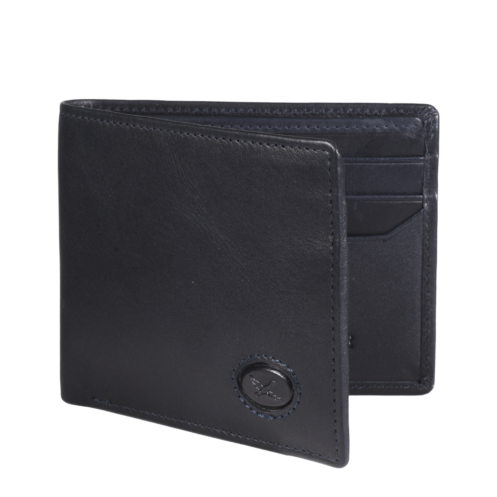 BILLETERA DE CUERO HOMBRE BOLONIA 1170 | AZUL - 2