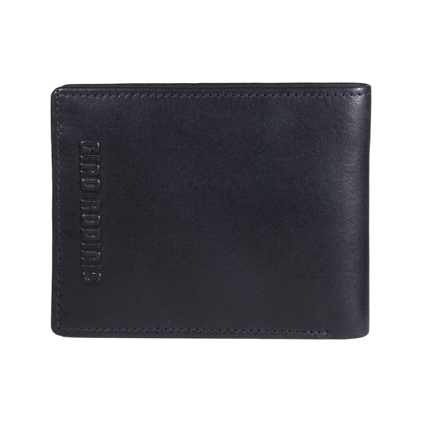 BILLETERA DE CUERO HOMBRE BOLONIA 1170 | AZUL - 4