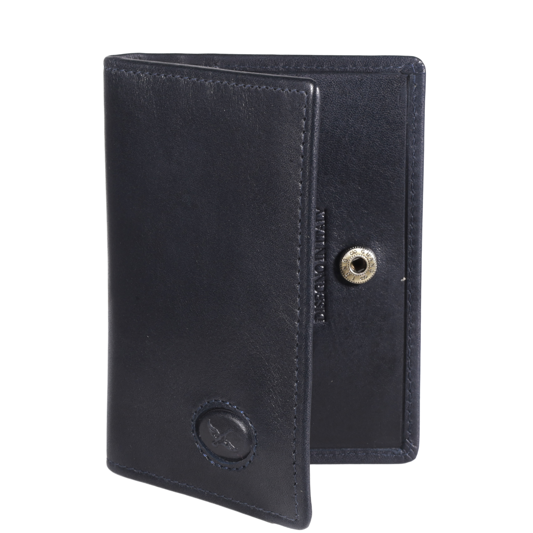TARJETERO DE CUERO HOMBRE BOLONIA 1172 | AZUL - 2