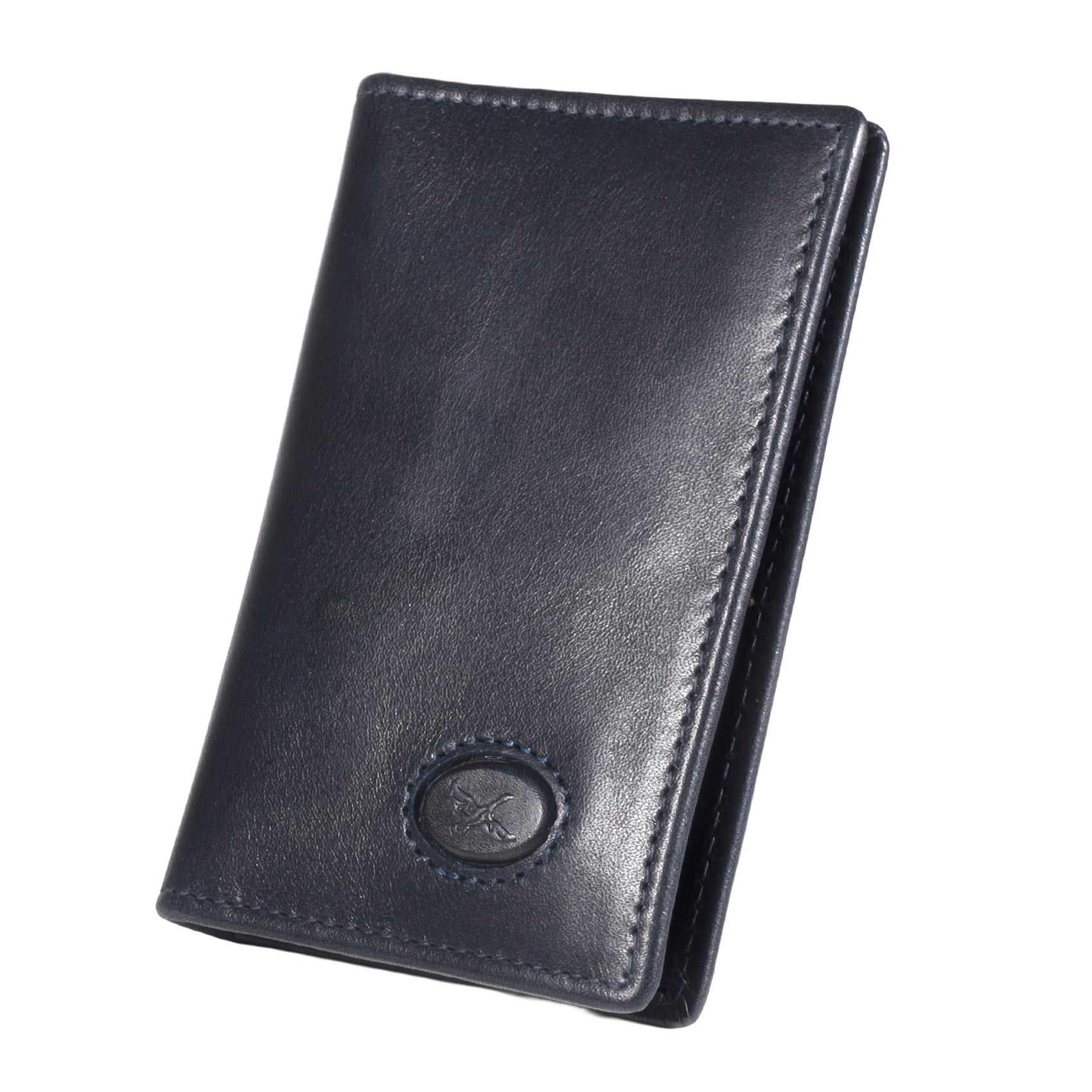 TARJETERO DE CUERO HOMBRE BOLONIA 1172 | AZUL - 5