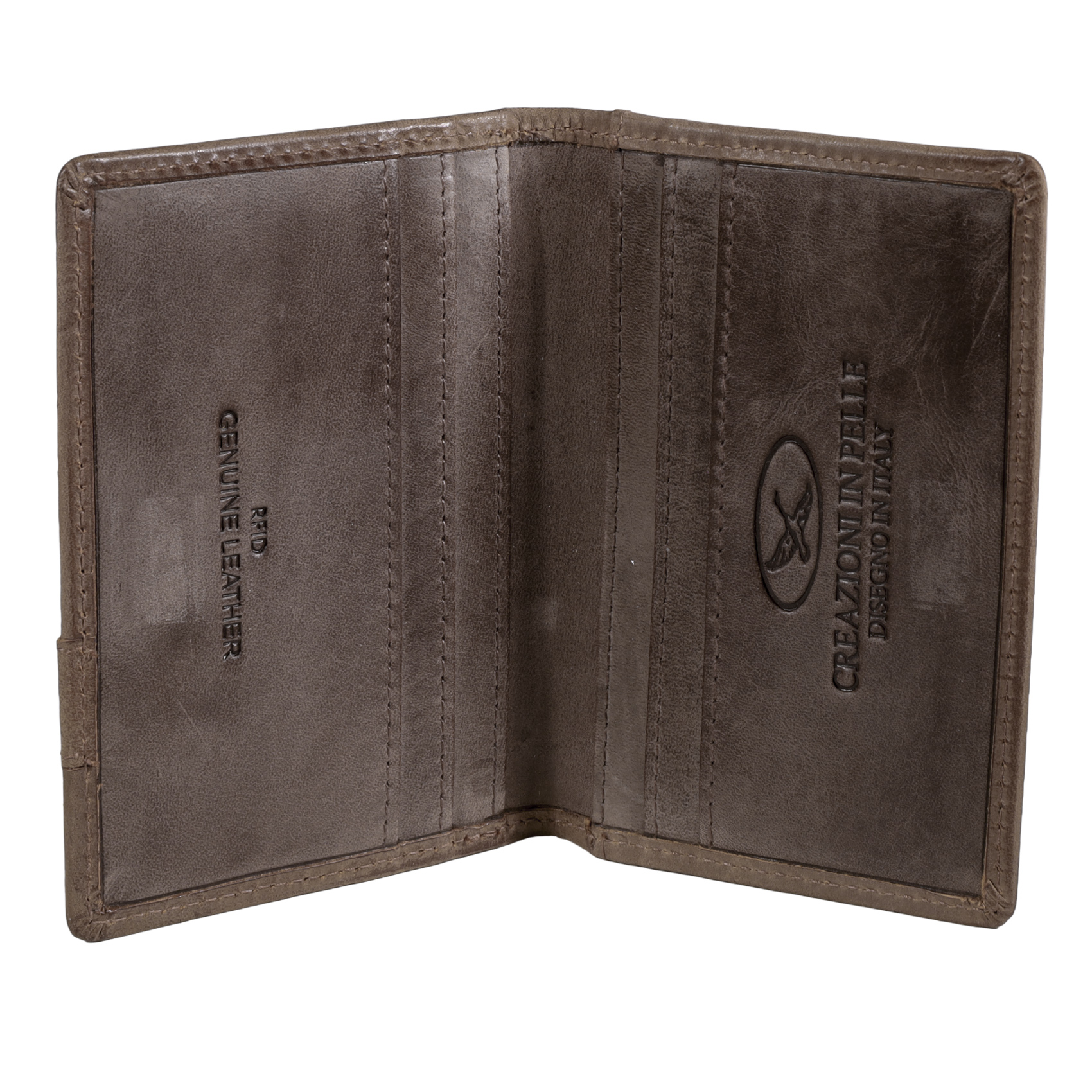 TARJETERO DE CUERO HOMBRE TEXAS 1.165 CAMEL/MARRÓN - 3