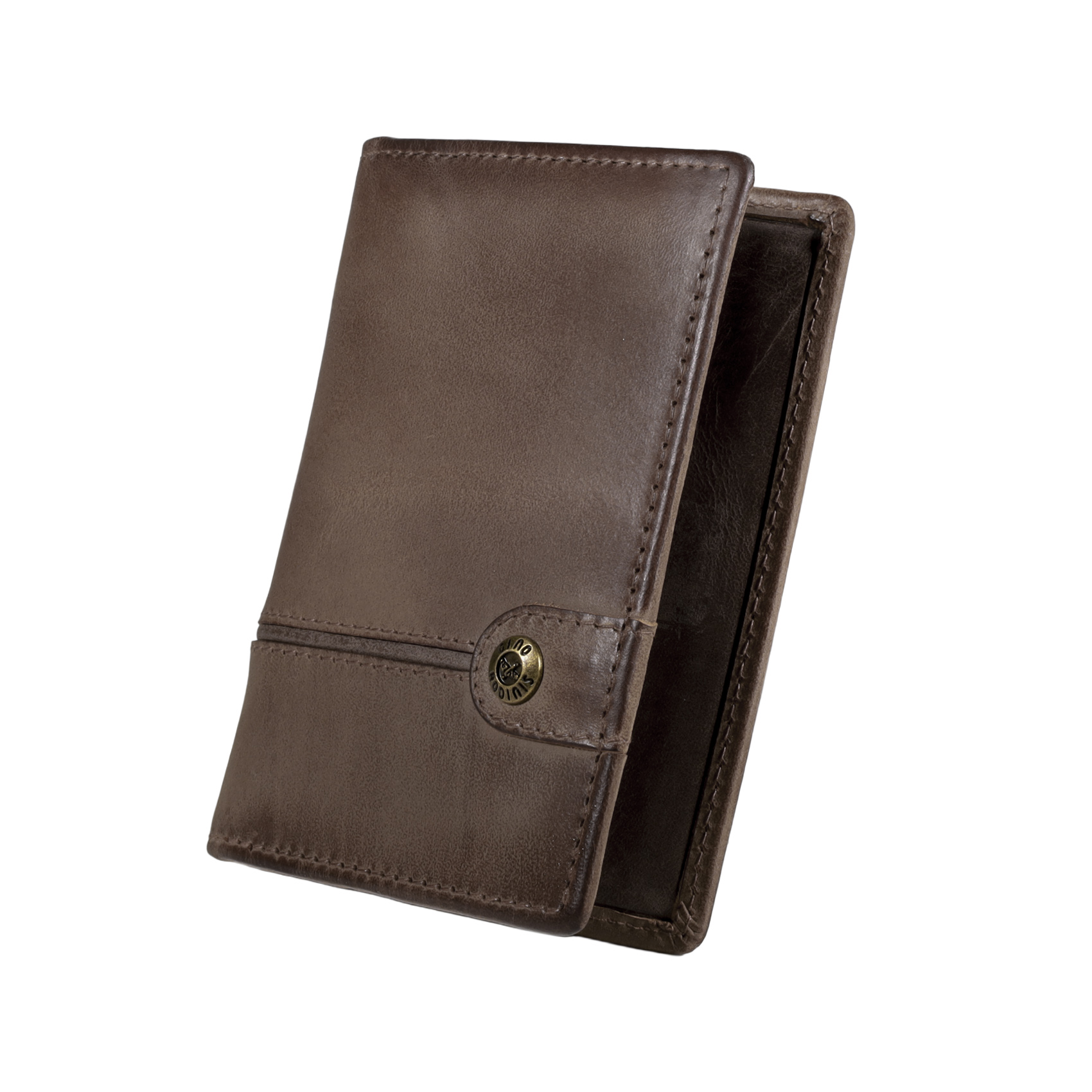 TARJETERO DE CUERO HOMBRE TEXAS 1.165 CAMEL/MARRÓN - 5