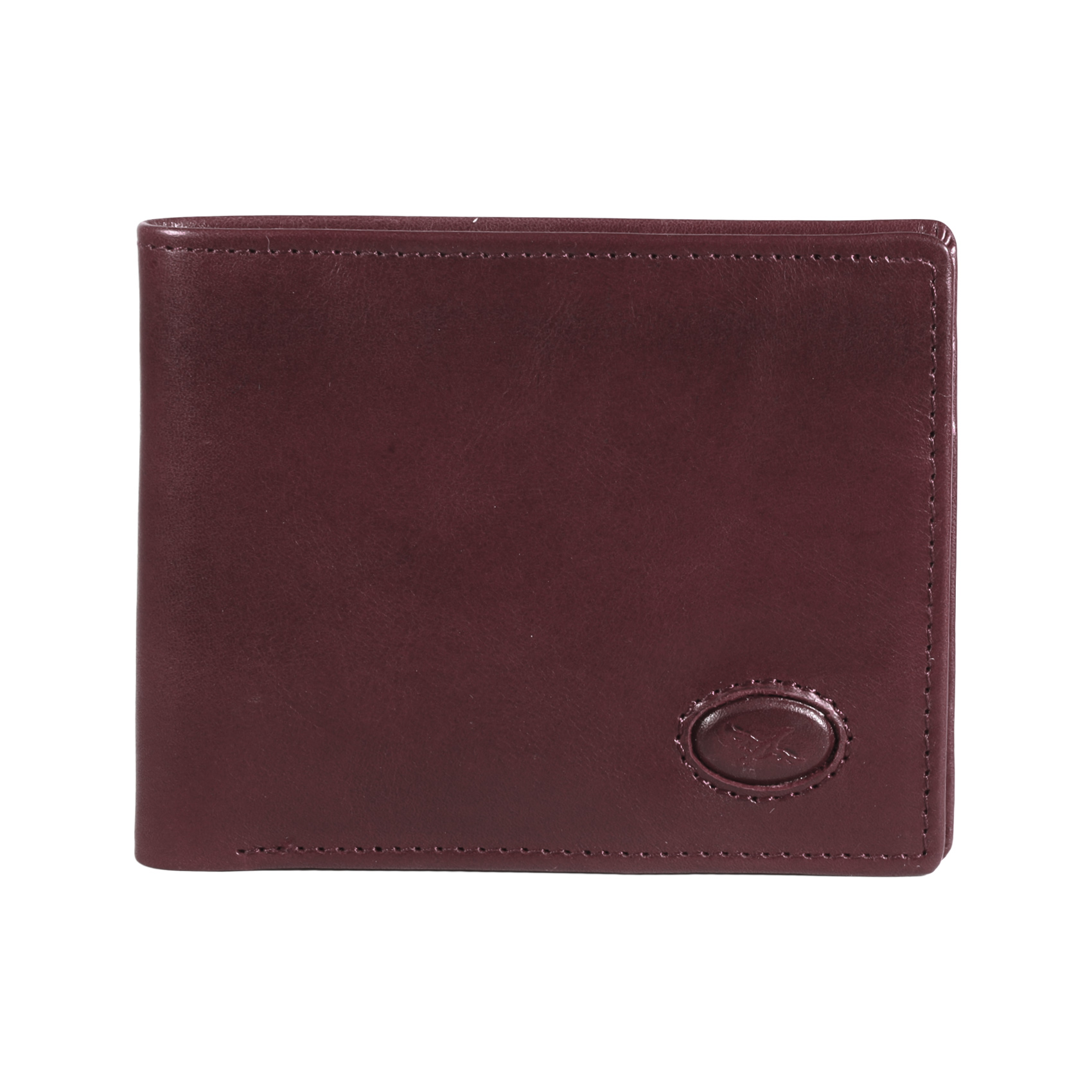 BILLETERA DE CUERO HOMBRE BOLONIA 1170 | EN COLOR ROJO - 1