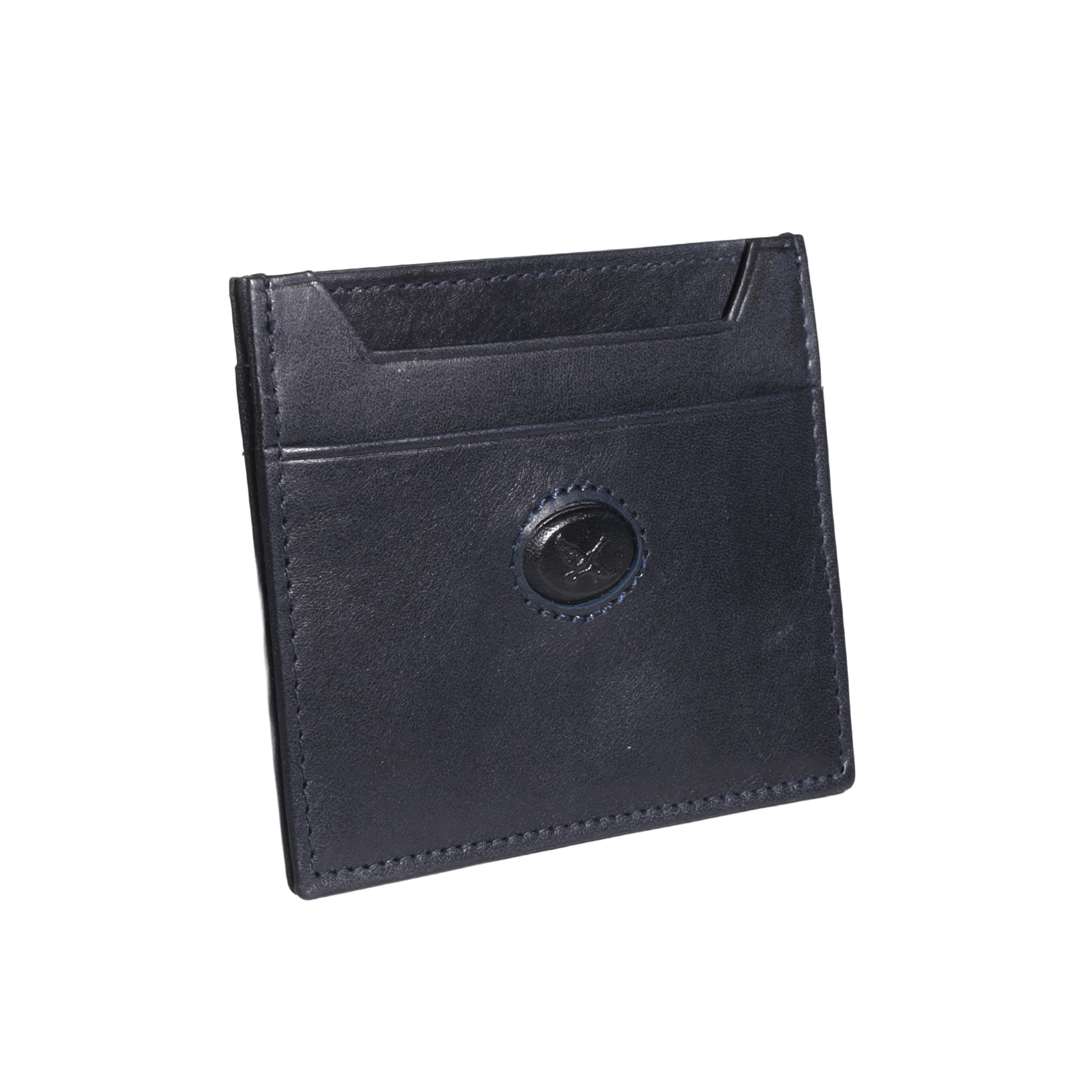TARJETERO DE CUERO HOMBRE BOLONIA 1173 | AZUL - 2