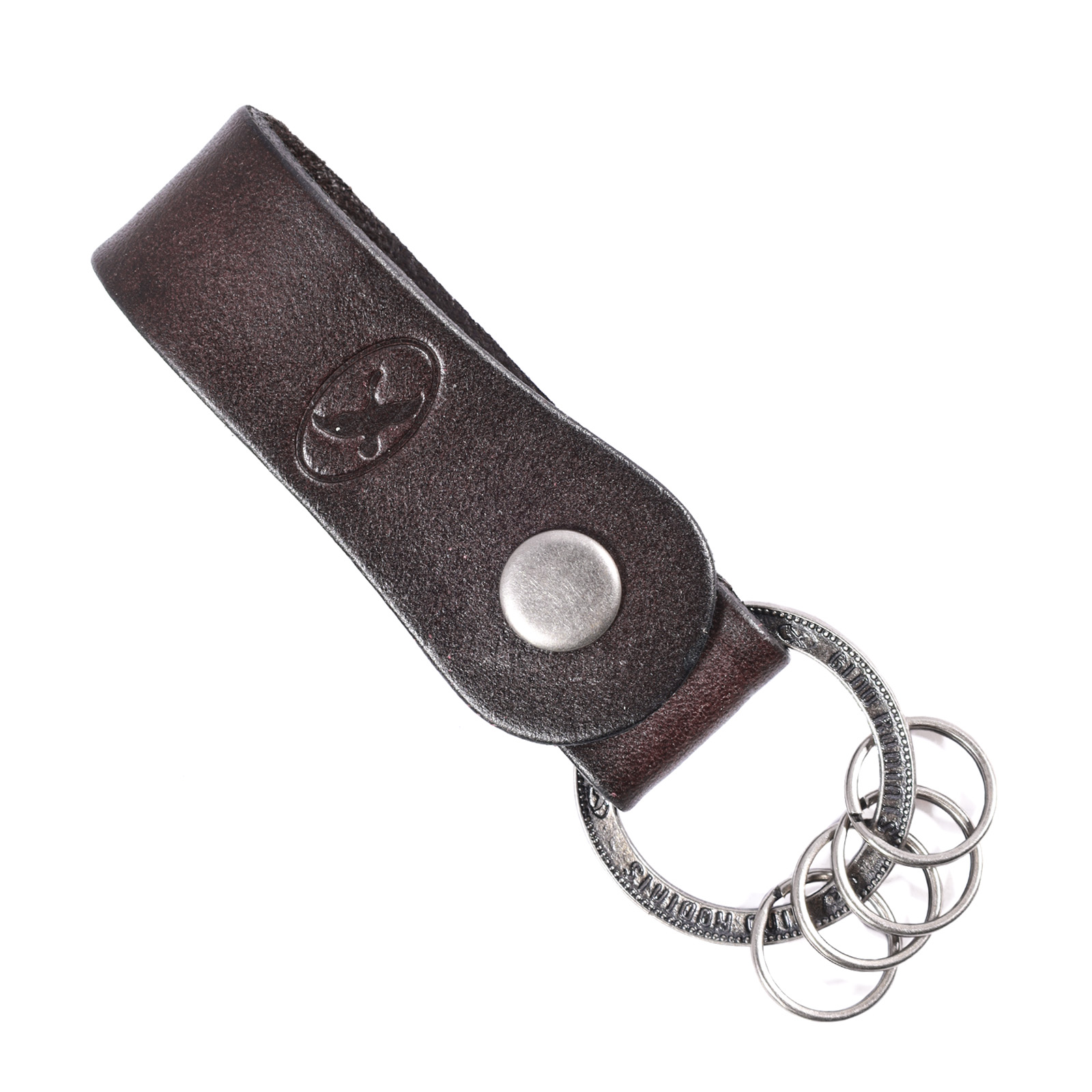 LLAVERO CUERO HOMBRE GINO RODINIS LL120 CAFE - 1