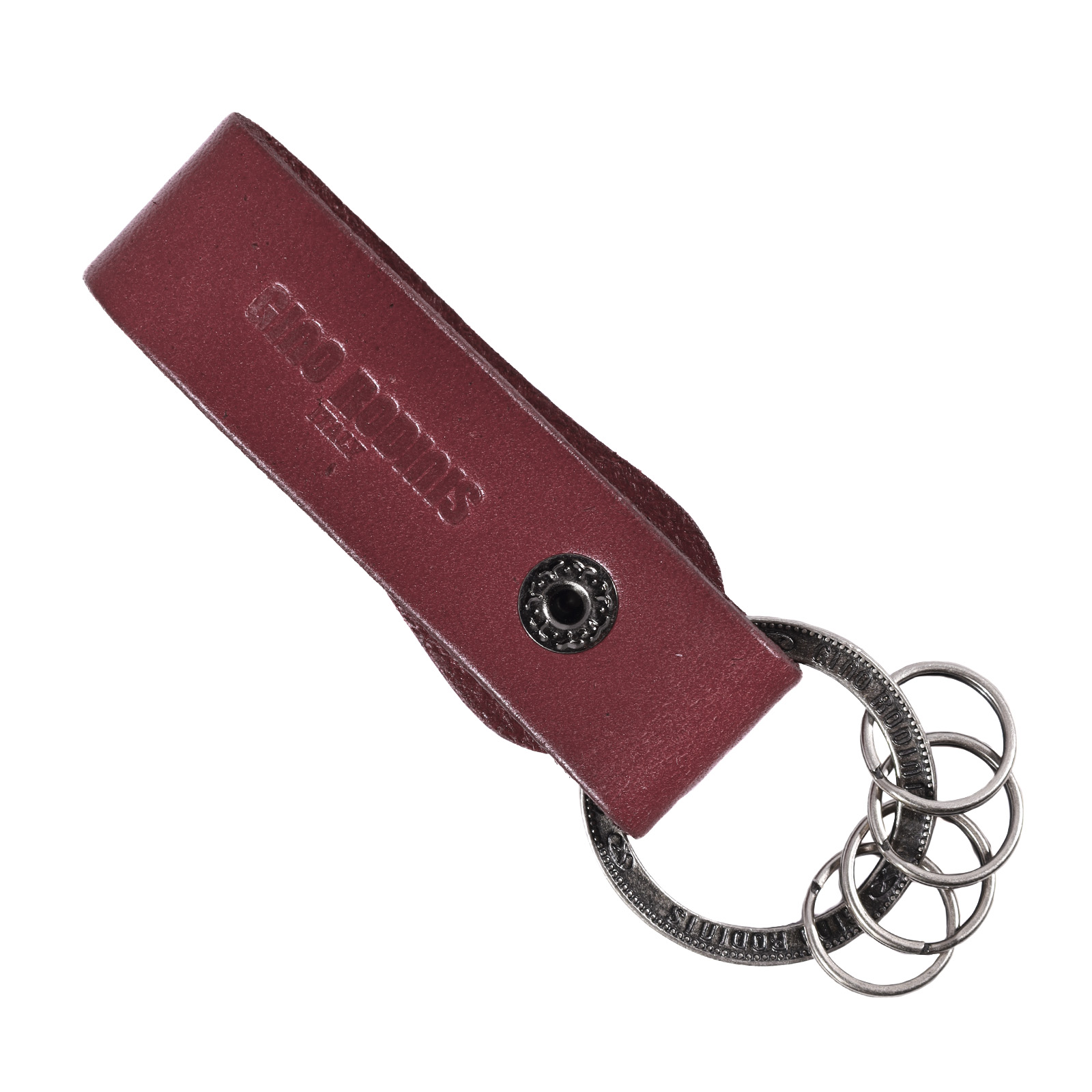 LLAVERO CUERO HOMBRE GINO RODINIS LL120 ROJO - 3