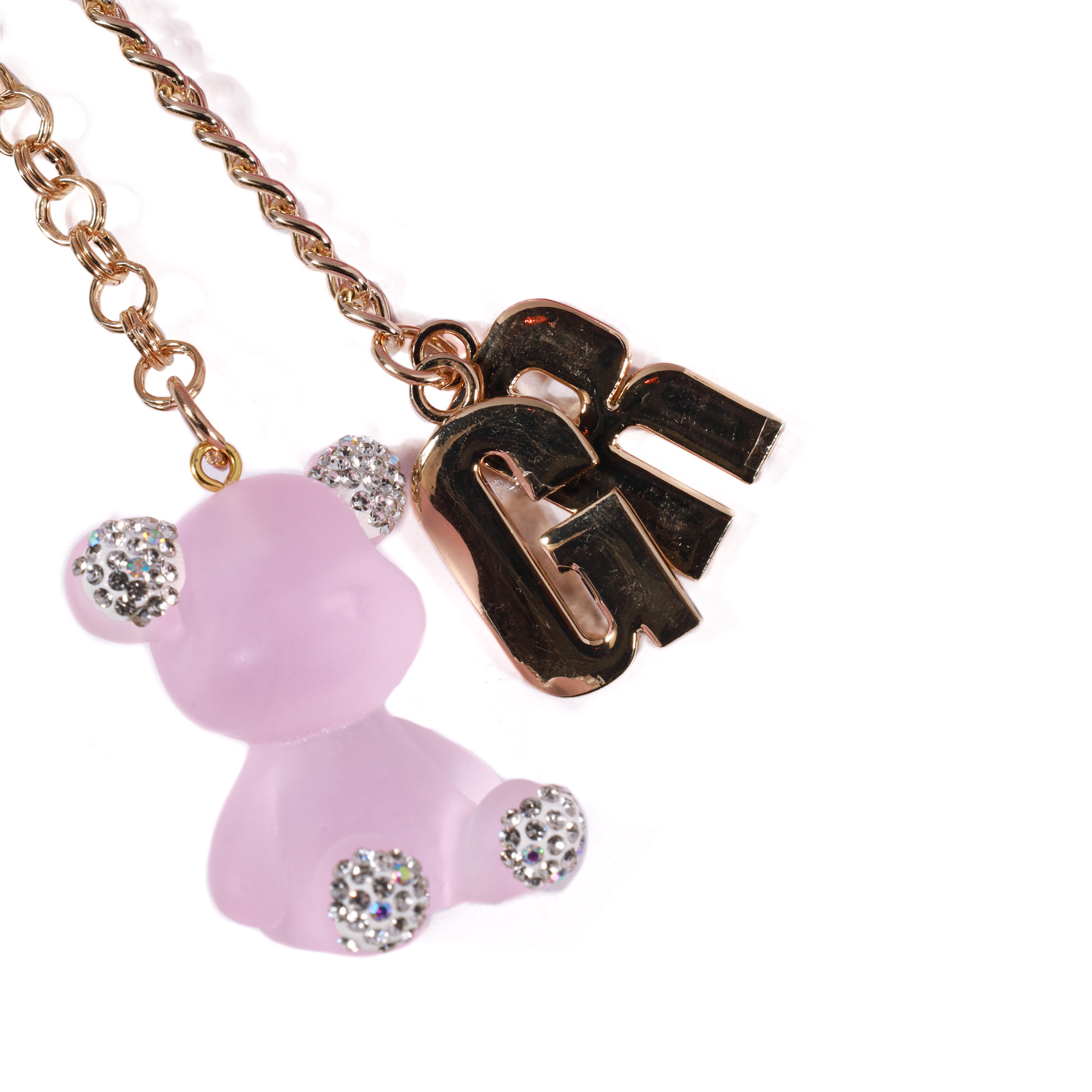 LLAVERO Y COLGANTE DE BOLSO MUJER GINO RODINIS LL138 ROSADO - 2