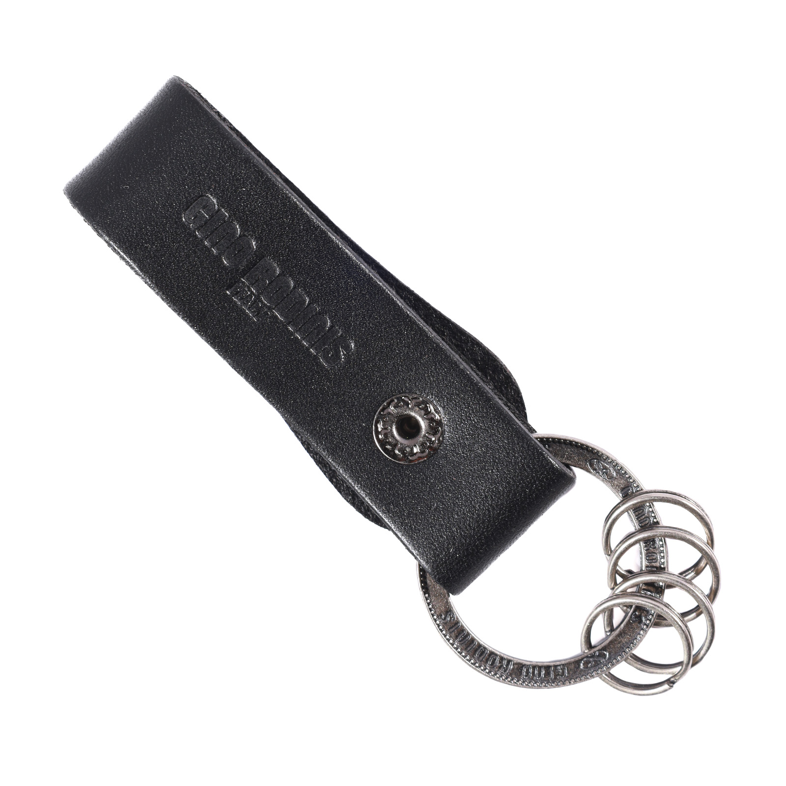 LLAVERO CUERO HOMBRE  GINO RODINIS  LL120 NEGRO - 3