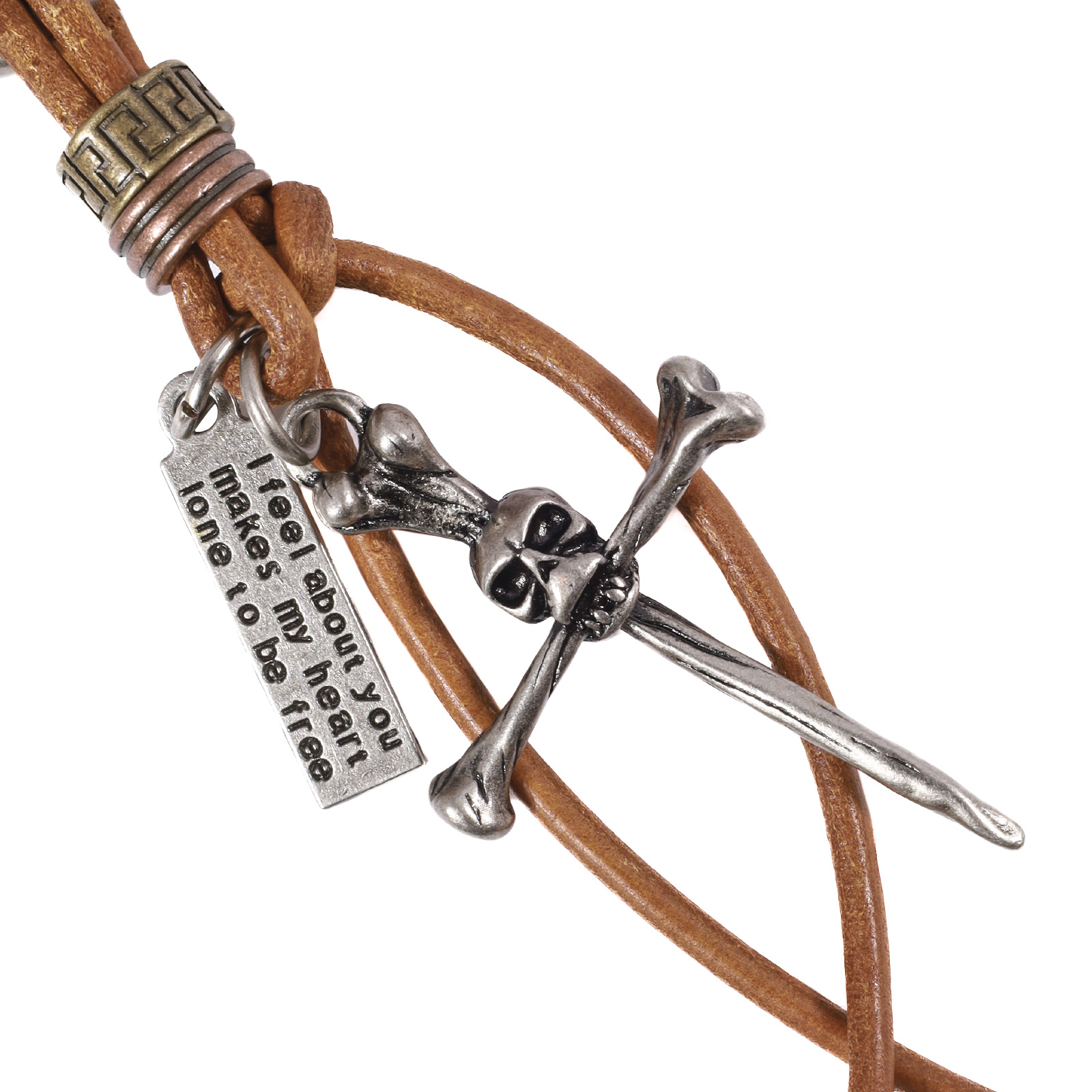 LLAVERO CUERO HOMBRE GINO RODINIS LL121 CAMEL - 2