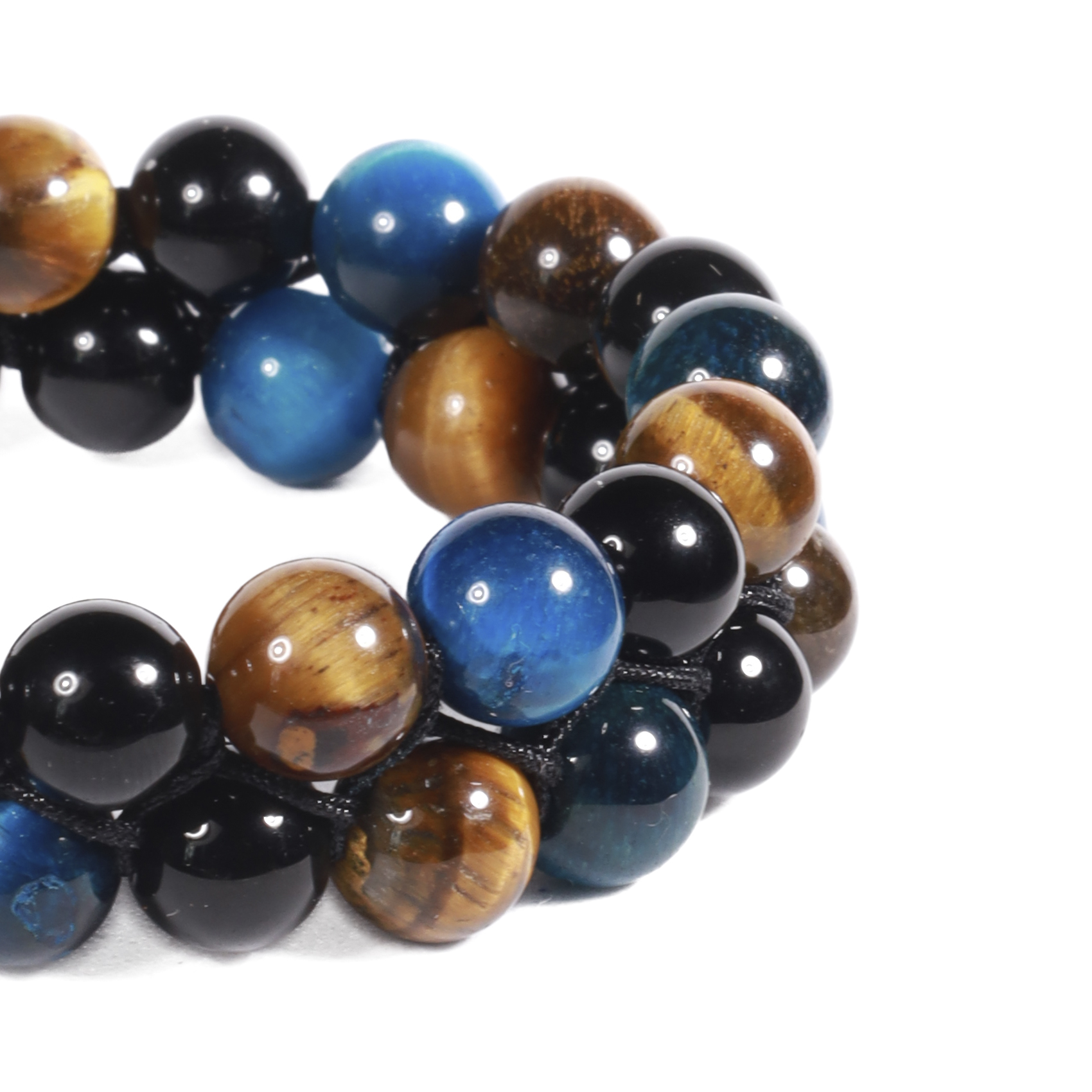 BRAZALETE UNISEX GINO RODINIS B502 | BEIGE/NEGRO/AZUL - 3