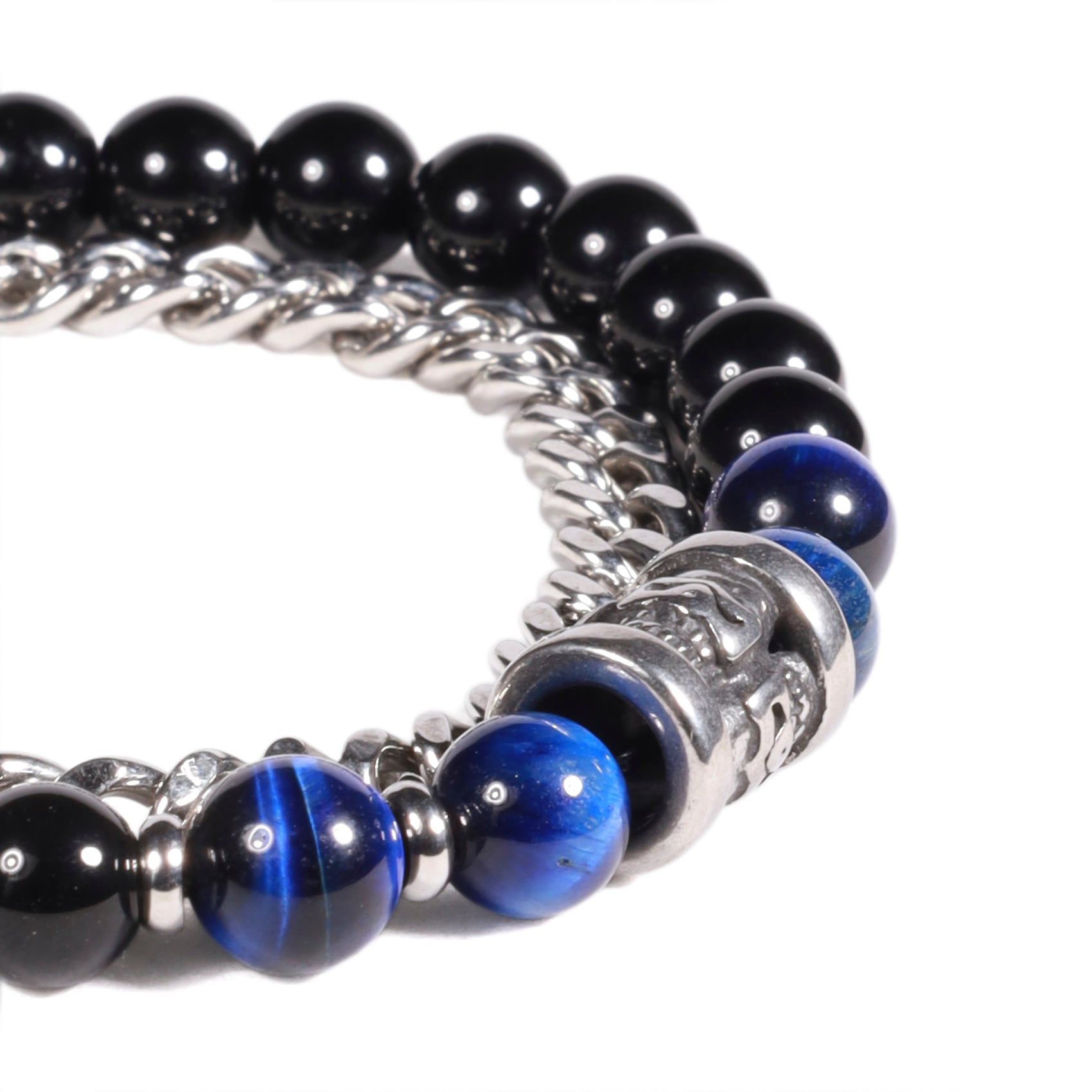 BRAZALETE HOMBRE GINO RODINIS B533 | NEGRO/AZUL - 3