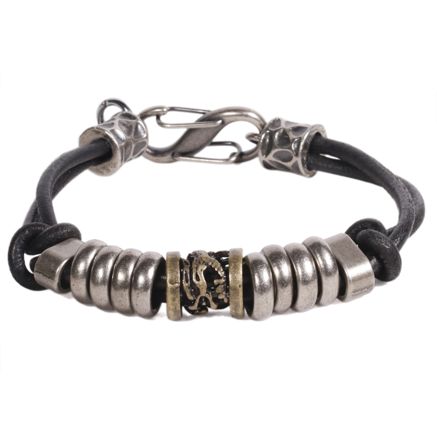 BRAZALETE HOMBRE GINO RODINIS B519 | NEGRO - 1