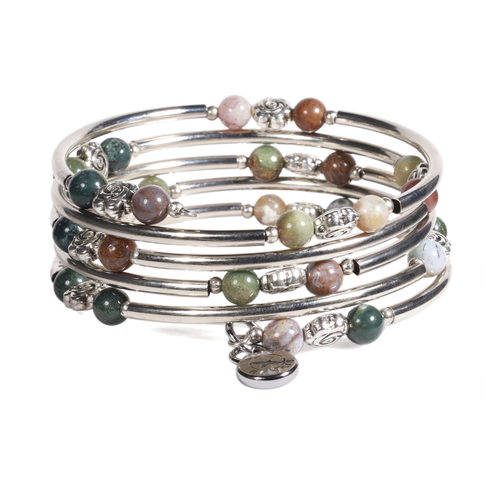 BRAZALETE MUJER GINO RODINIS B516 | VERDE JADE - 2