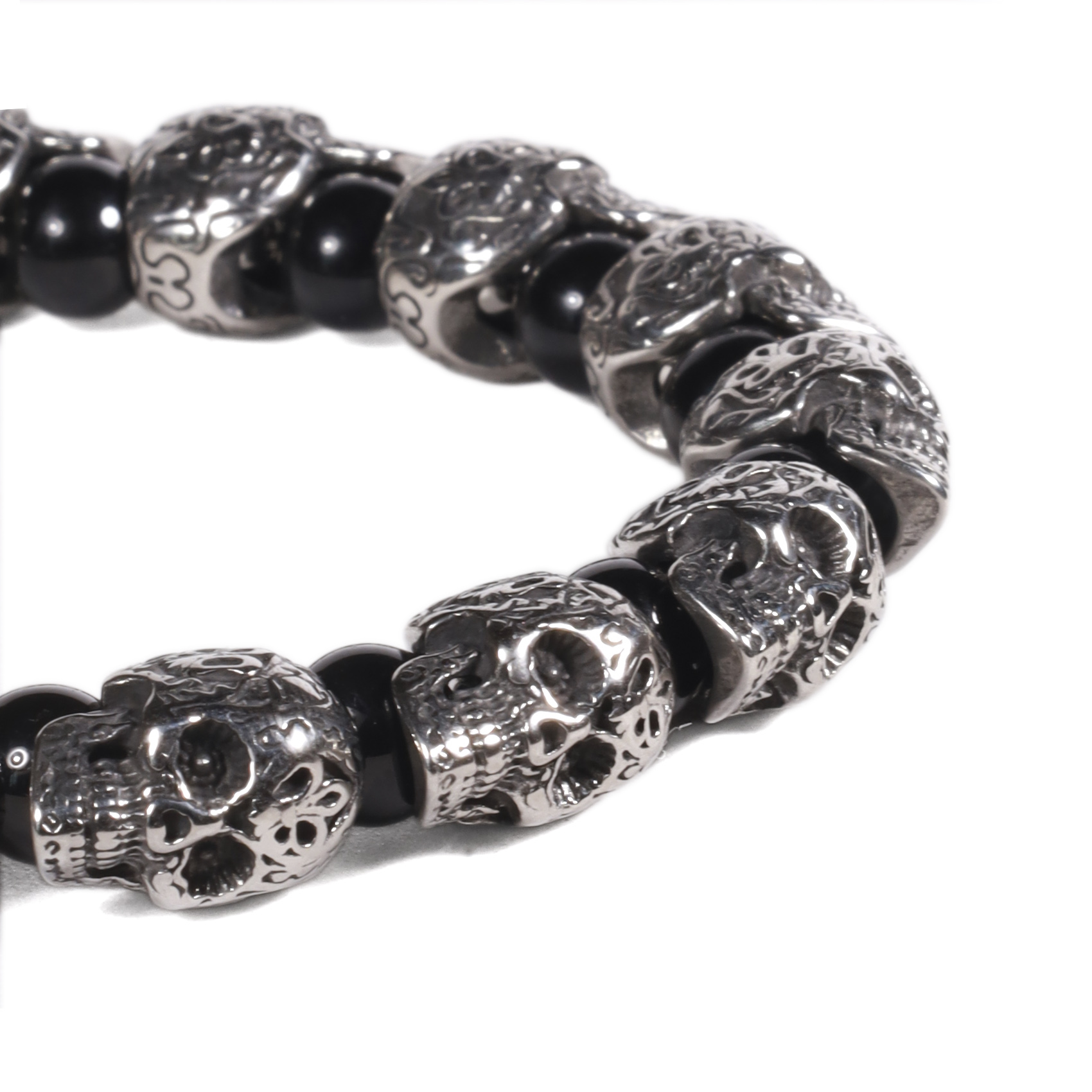 BRAZALETE HOMBRE GINO RODINIS B523 | NEGRO/PLATEADO - 3
