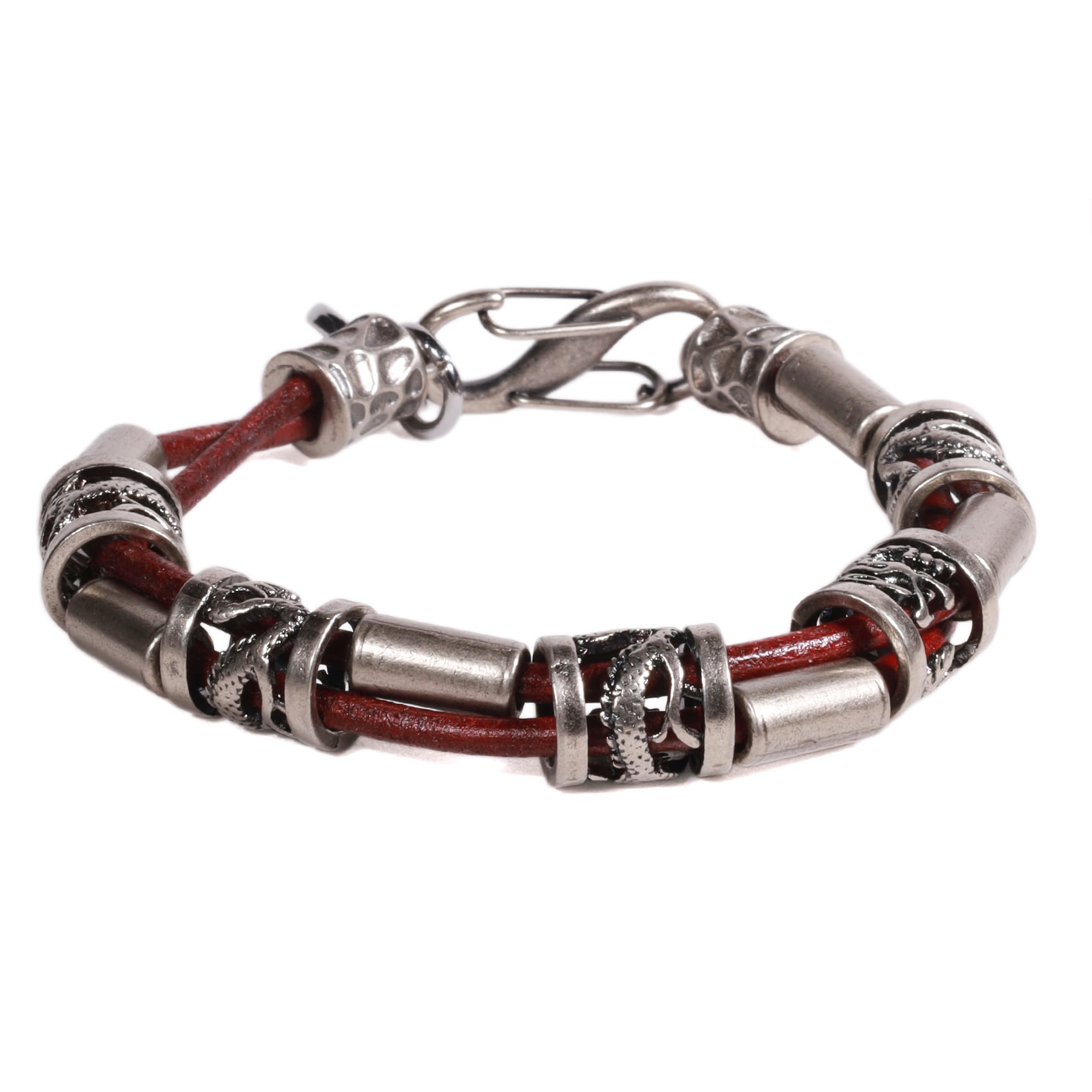 BRAZALETE HOMBRE GINO RODINIS B527 | BURDEOS - 1