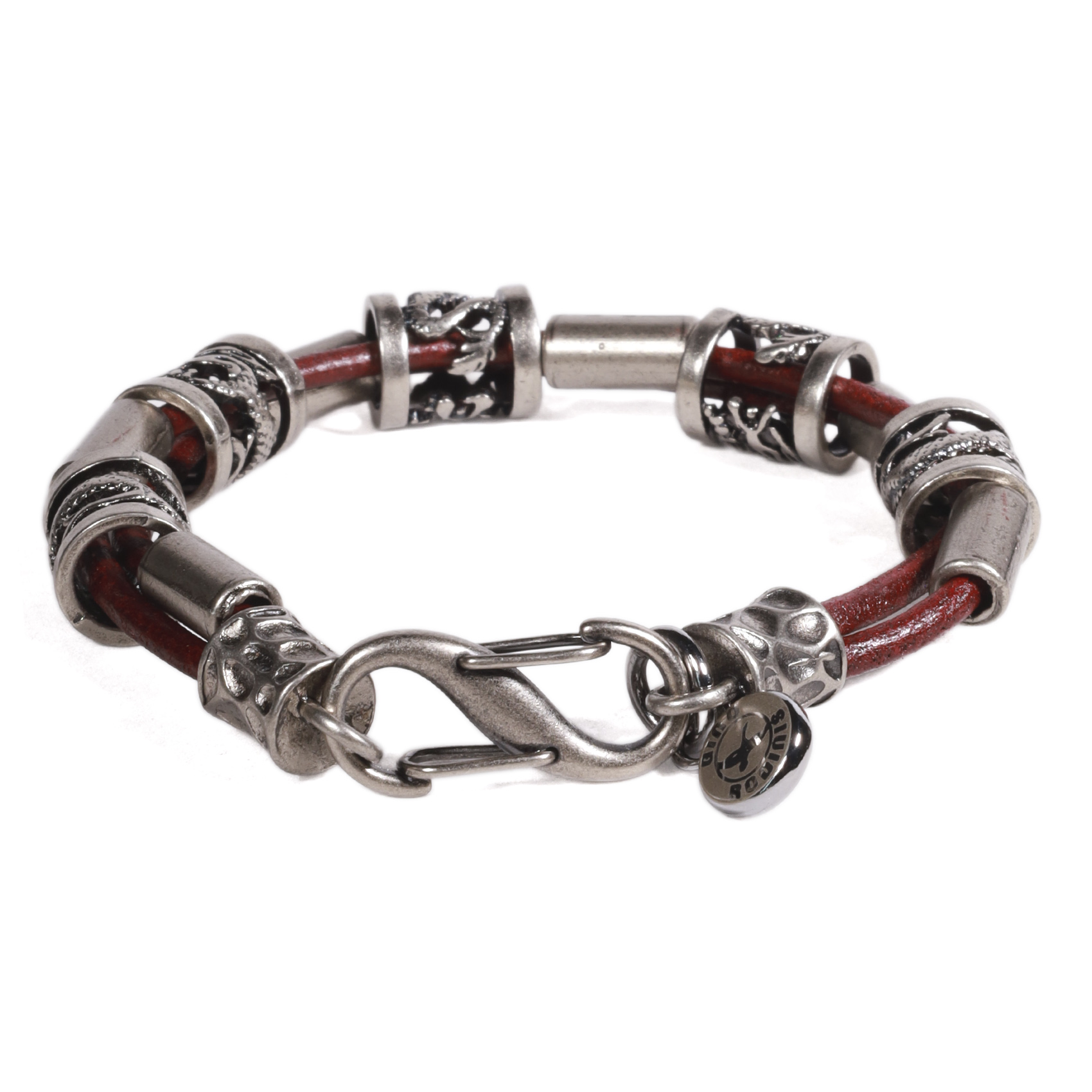 BRAZALETE HOMBRE GINO RODINIS B527 | BURDEOS - 2
