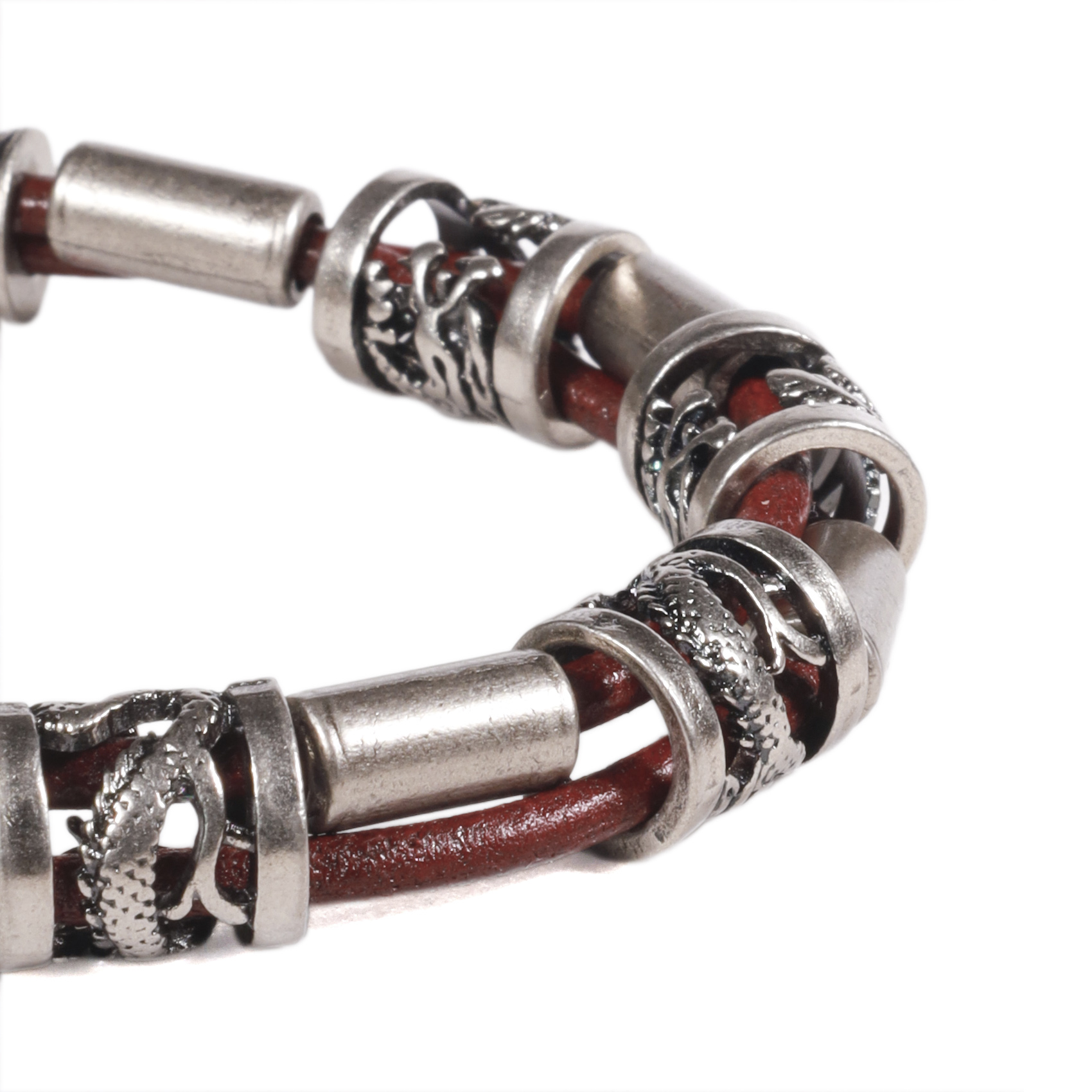 BRAZALETE HOMBRE GINO RODINIS B527 | BURDEOS - 3