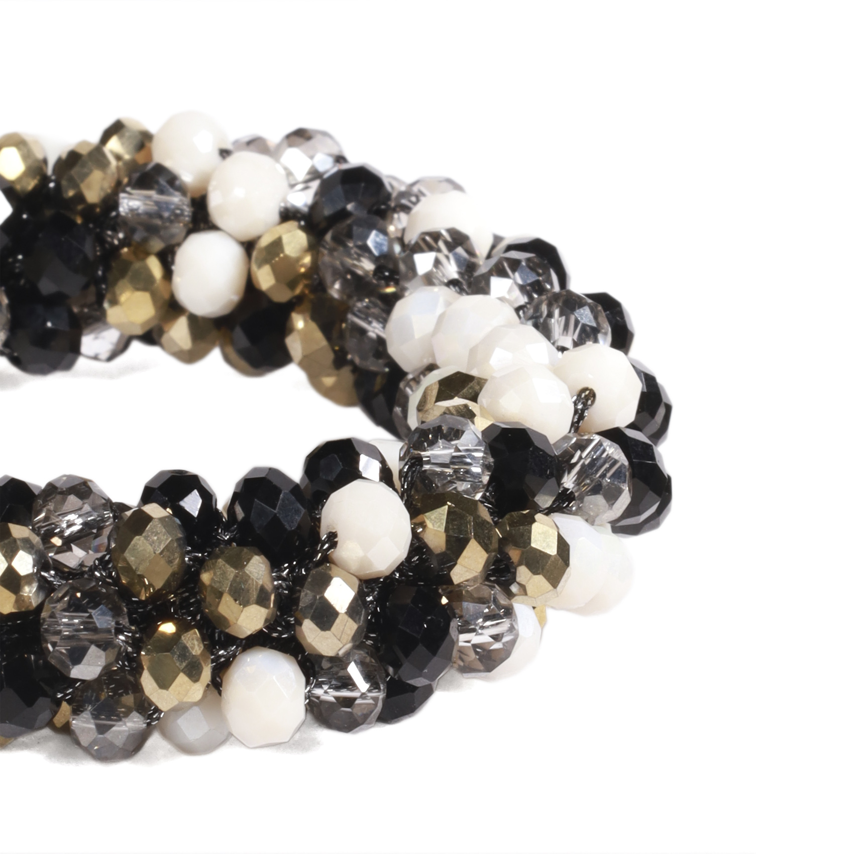 BRAZALETE MUJER GINO RODINIS B517 | DORADO/NEGRO/BLANCO PERLADO - 3