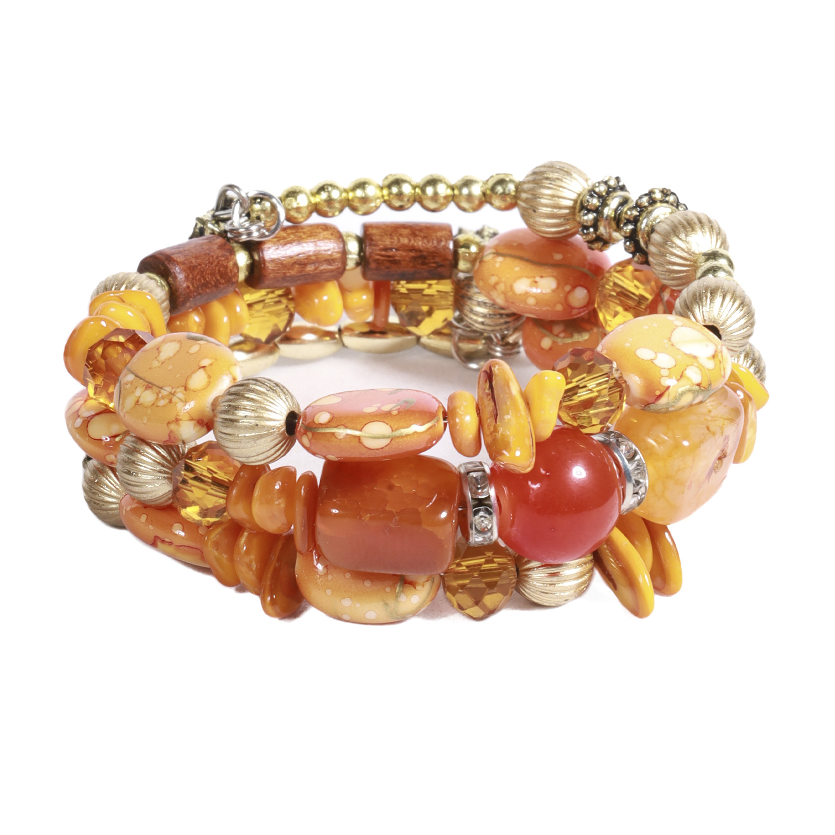 BRAZALETE MUJER GINO RODINIS B509 | NARANJO - 1