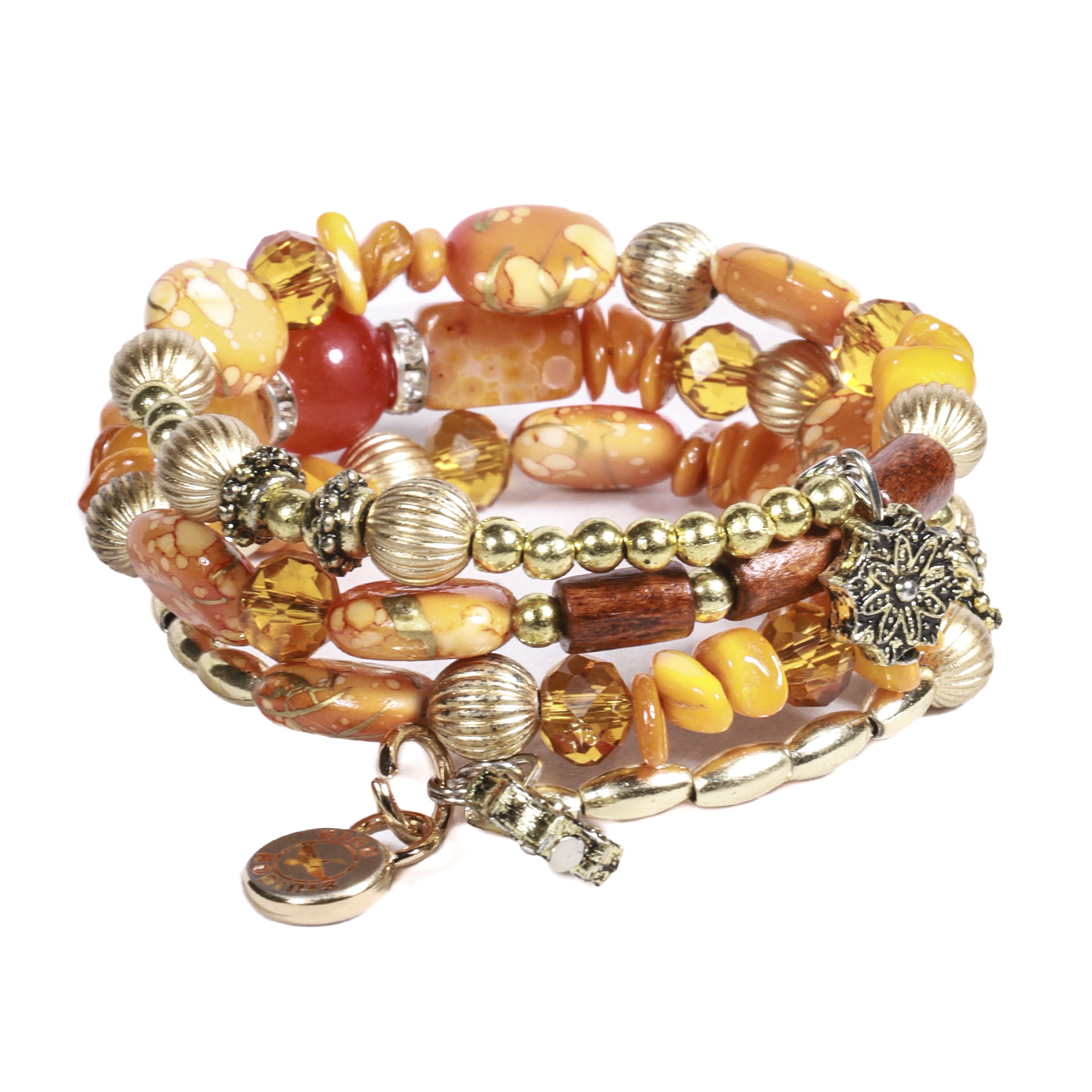 BRAZALETE MUJER GINO RODINIS B509 | NARANJO - 2