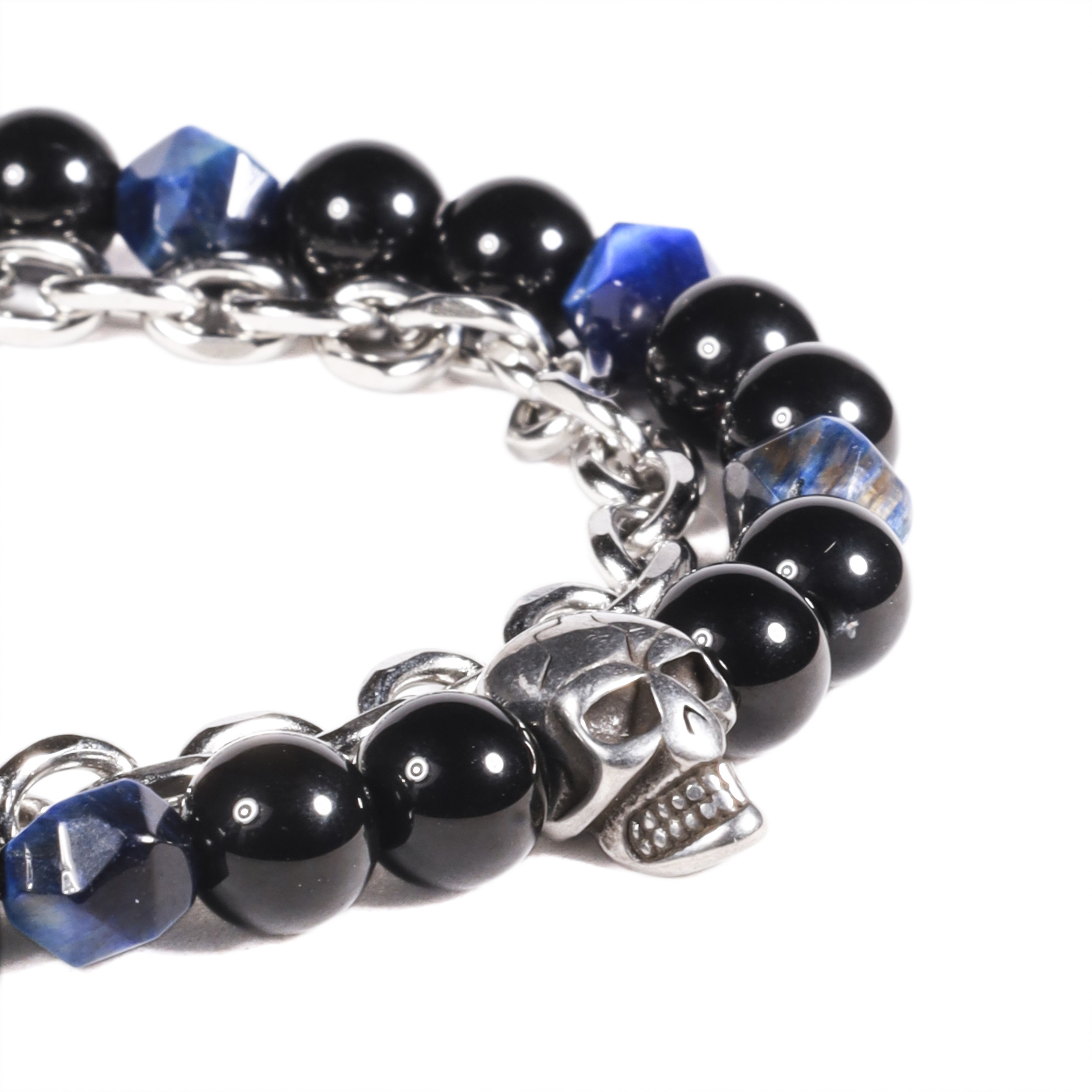 BRAZALETE HOMBRE GINO RODINIS B538 | NEGRO/PLATEADO - 3