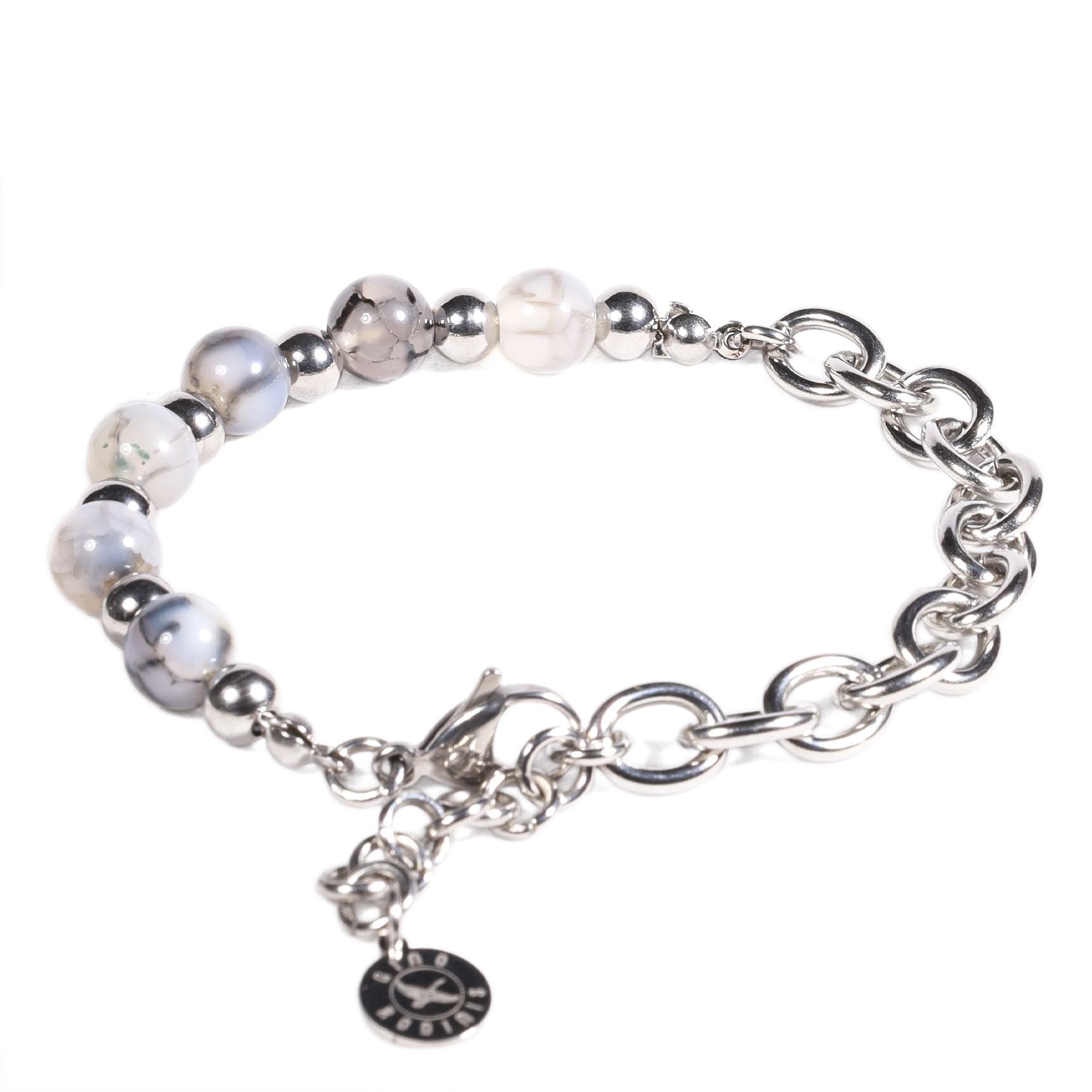 BRAZALETE UNISEX GINO RODINIS B539 | GRIS/PLATEADO - 2