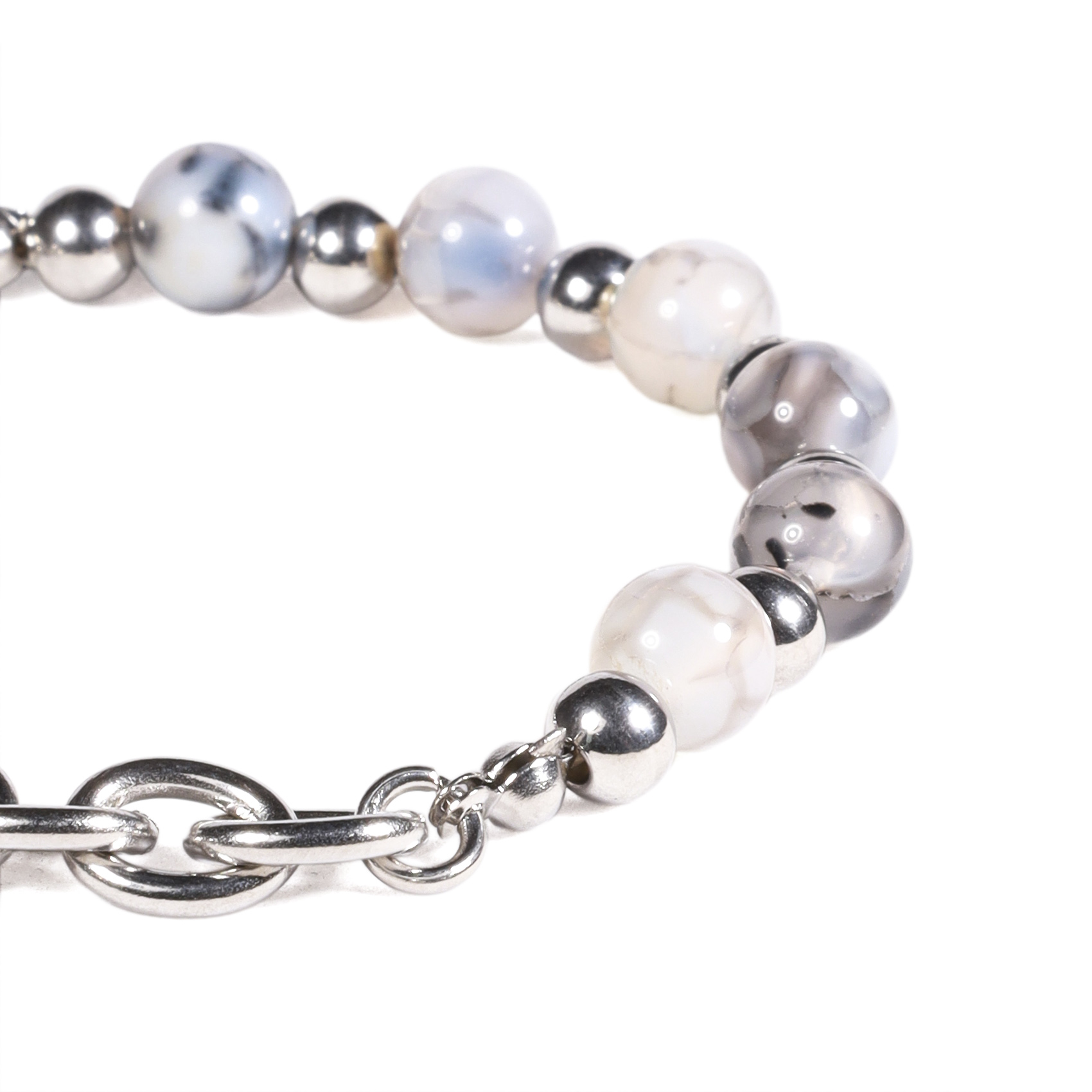 BRAZALETE UNISEX GINO RODINIS B539 | GRIS/PLATEADO - 3
