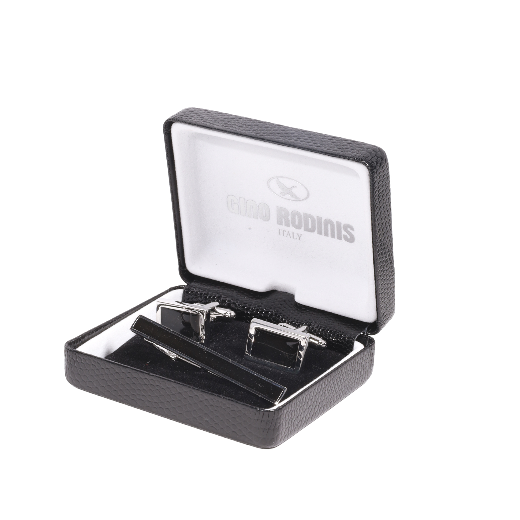 SET DE PASADOR DE CORBATA Y COLLERAS GINO RODINIS| PAS041 - 1