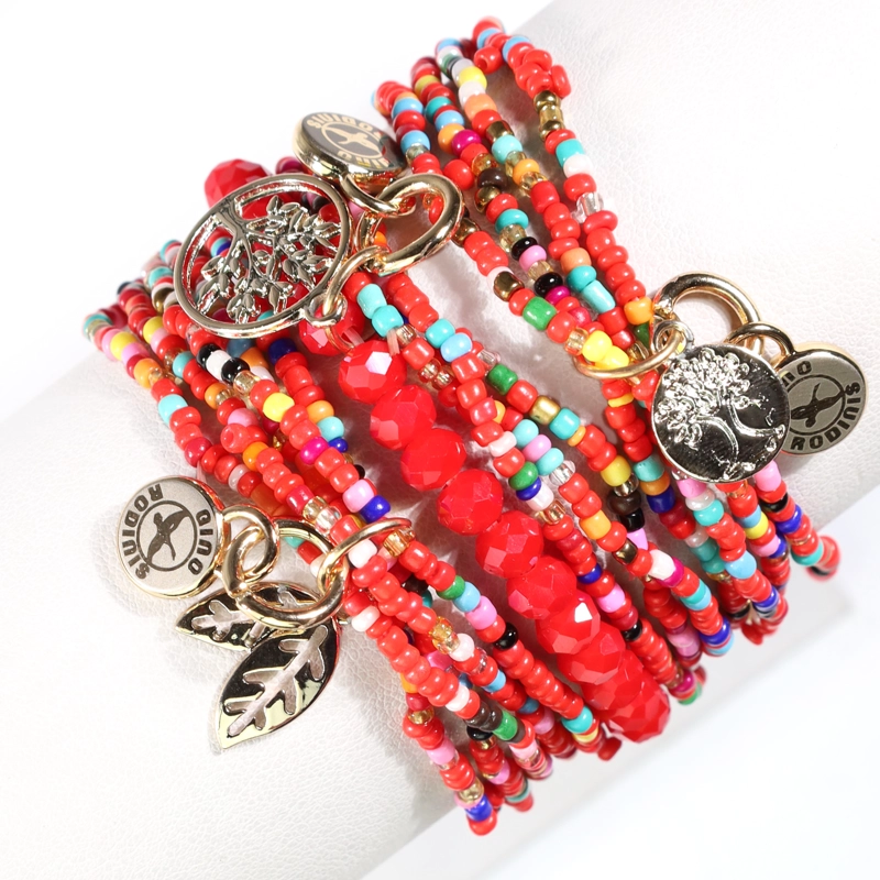 BRAZALETE GINO RODINIS B406  ROJO - 1