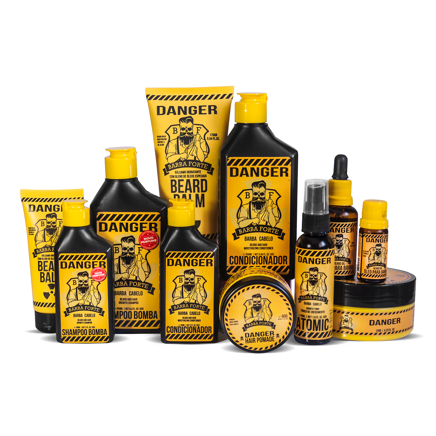 ACONDICIONADOR BARBA FORTE FORTALECIMIENTO DANGER 250 ML - 4