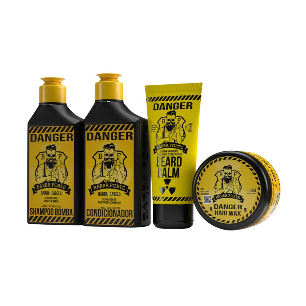KIT DE VIAJE BARBA FORTE DANGER (4 PRODUCTOS + NECESSAIRE) - 3