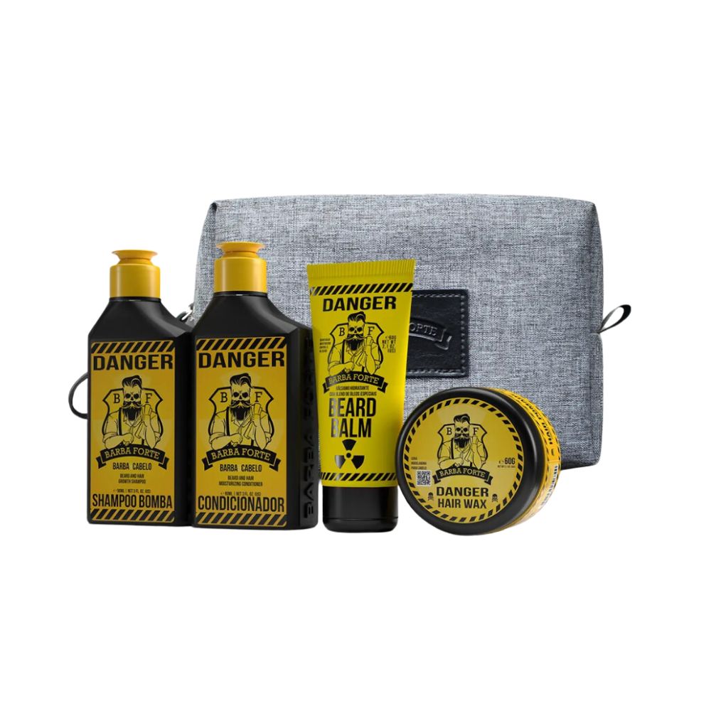 KIT DE VIAJE BARBA FORTE DANGER (4 PRODUCTOS + NECESSAIRE) - 4