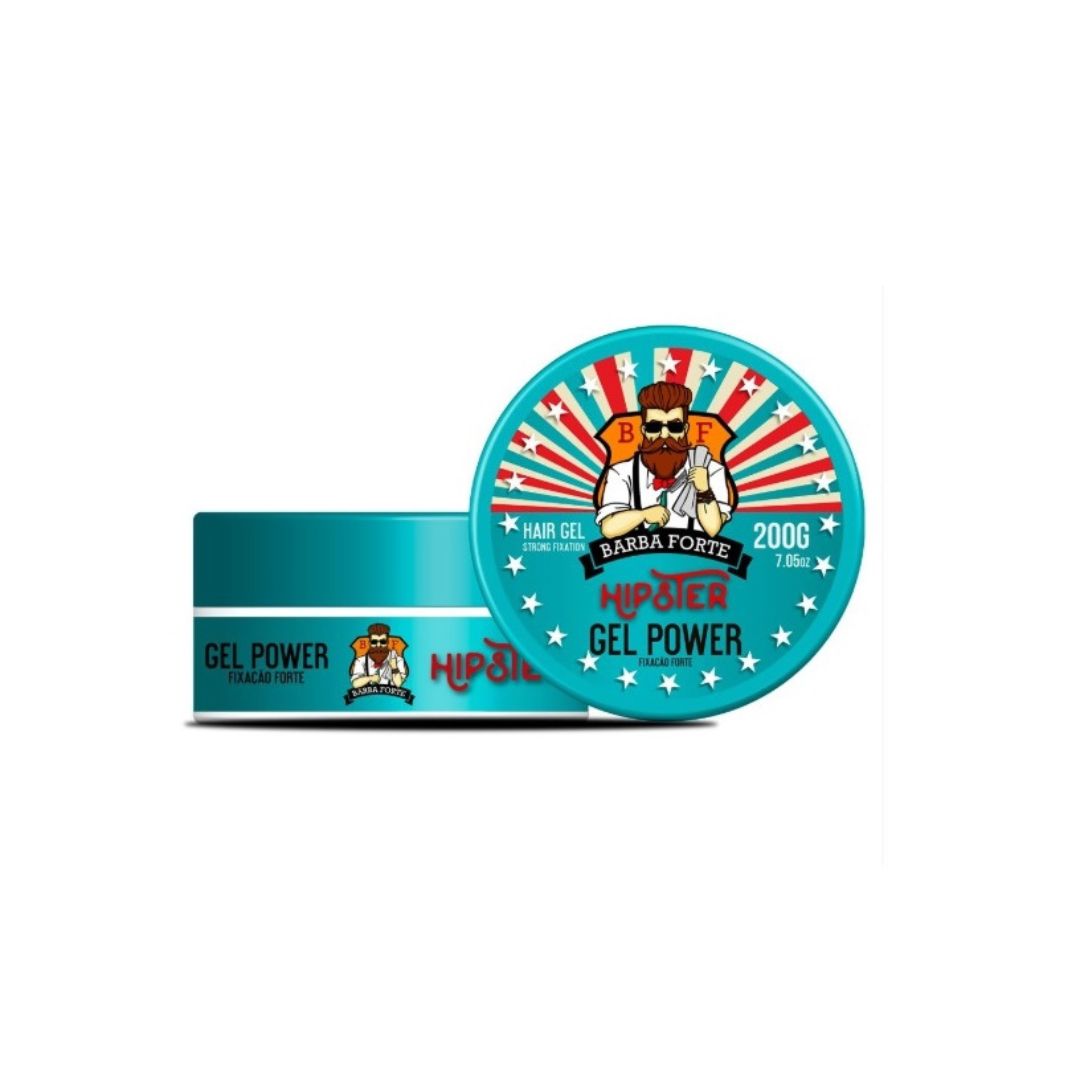 GEL MODELADOR BARBA FORTE POWER HIPSTER 200 GR - 2
