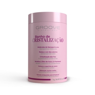 REPARADOR CAPILAR BAÑO CRISTALIZACIÓN GROOVE PROFESIONAL 1 KG - 1