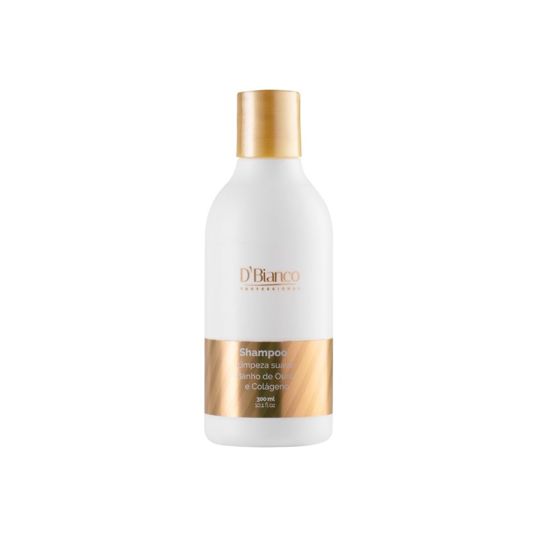 SET D'BIANCO SHAMPOO + ACONDICIONADOR BAÑO DE ORO Y COLÁGENO 300 ML - 2