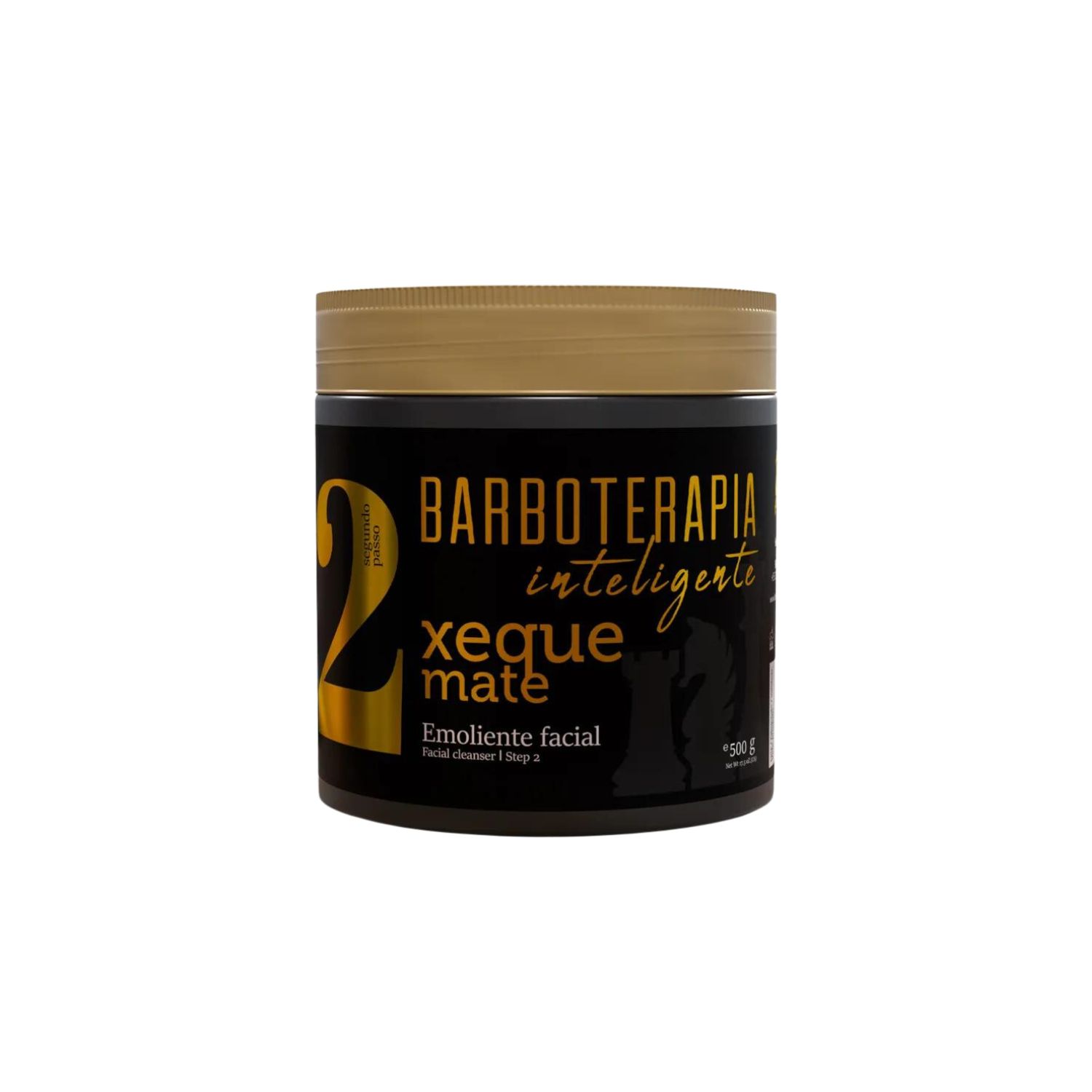 KIT BARBA FORTE BARBOTERAPIA INTELIGENTE XEQUE MATE 500 GR - 3